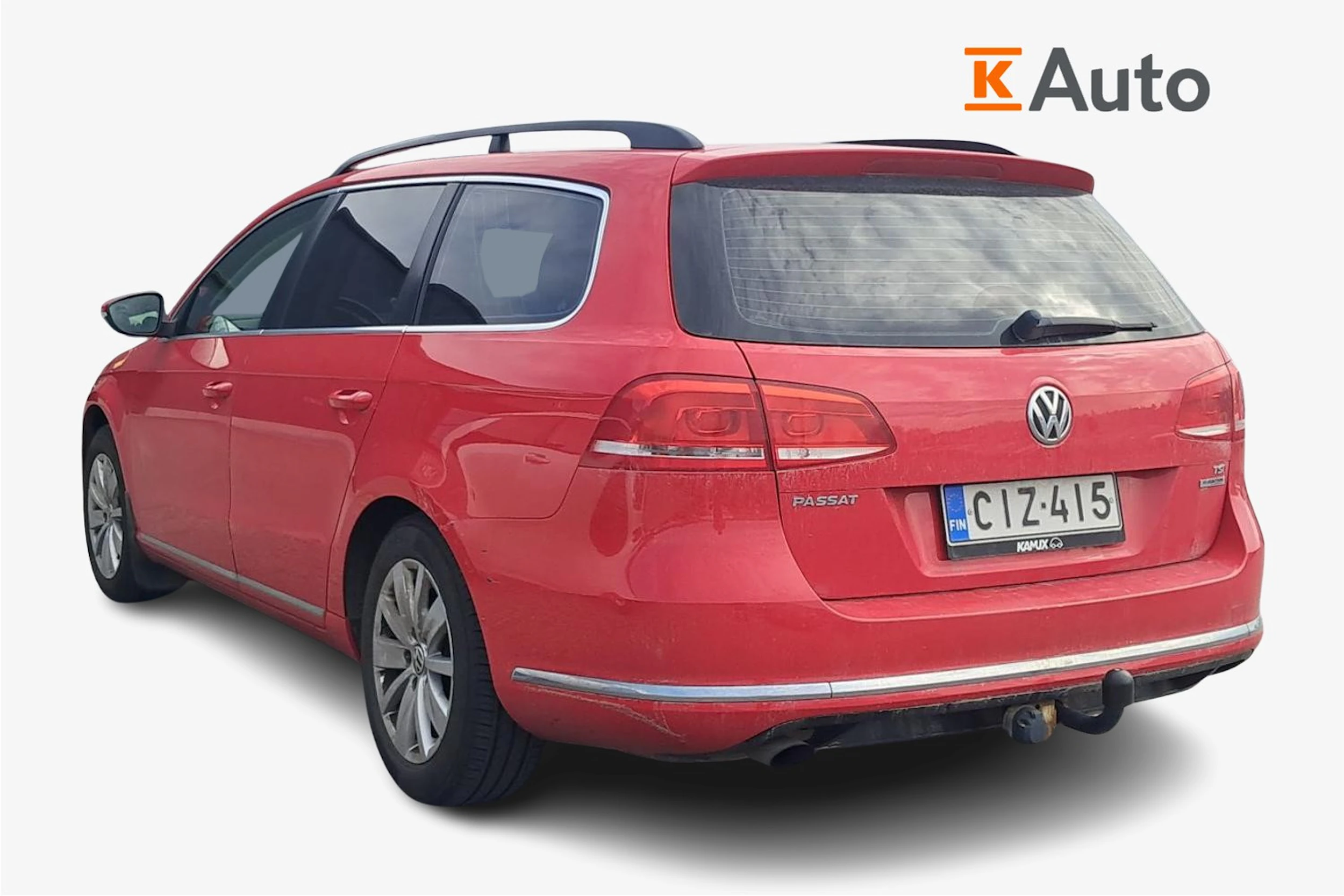 punainen Volkswagen Passat 2013 kuva 2.