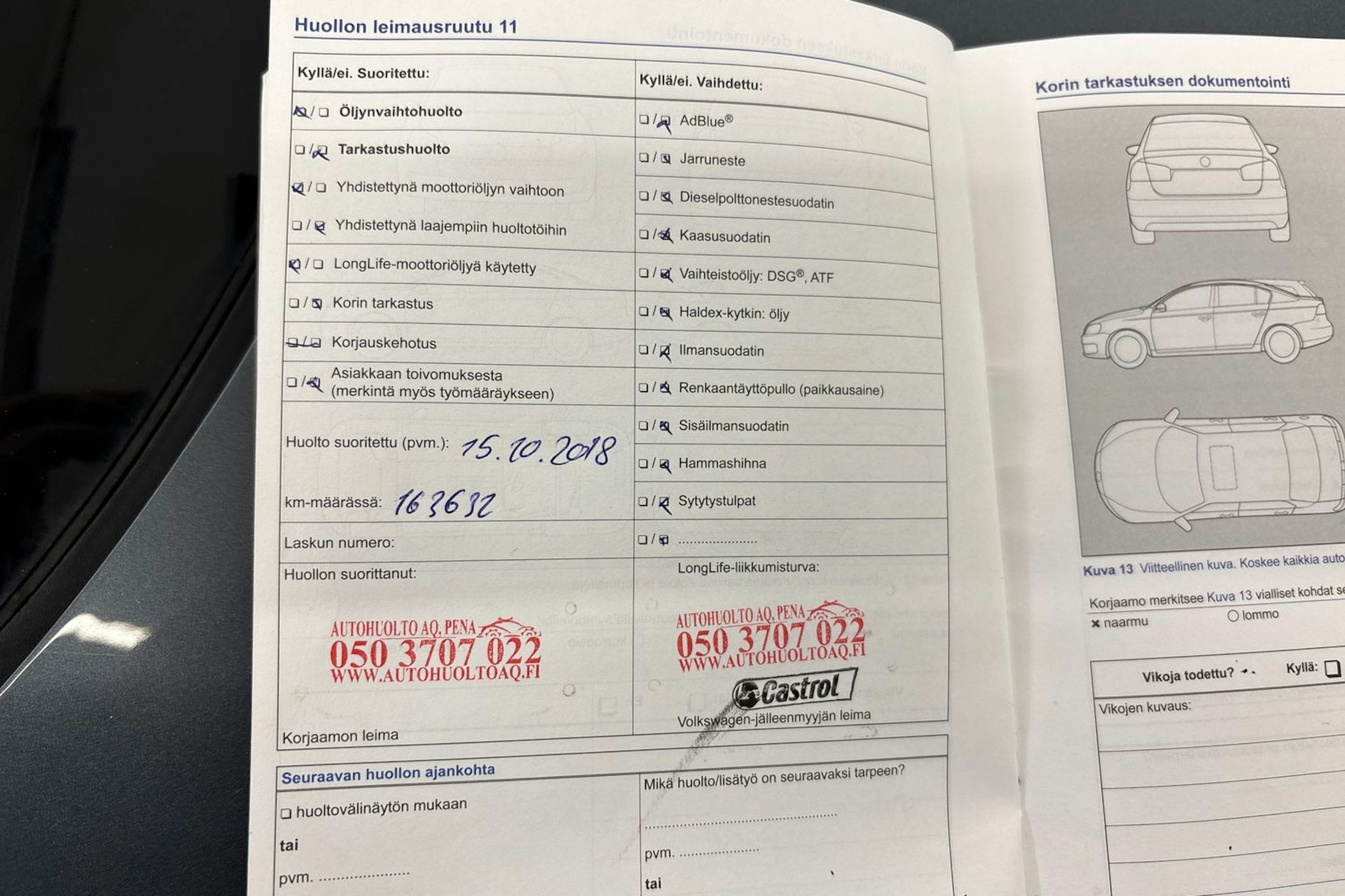 Harmaa Volkswagen PASSAT 2013 kuva 34.