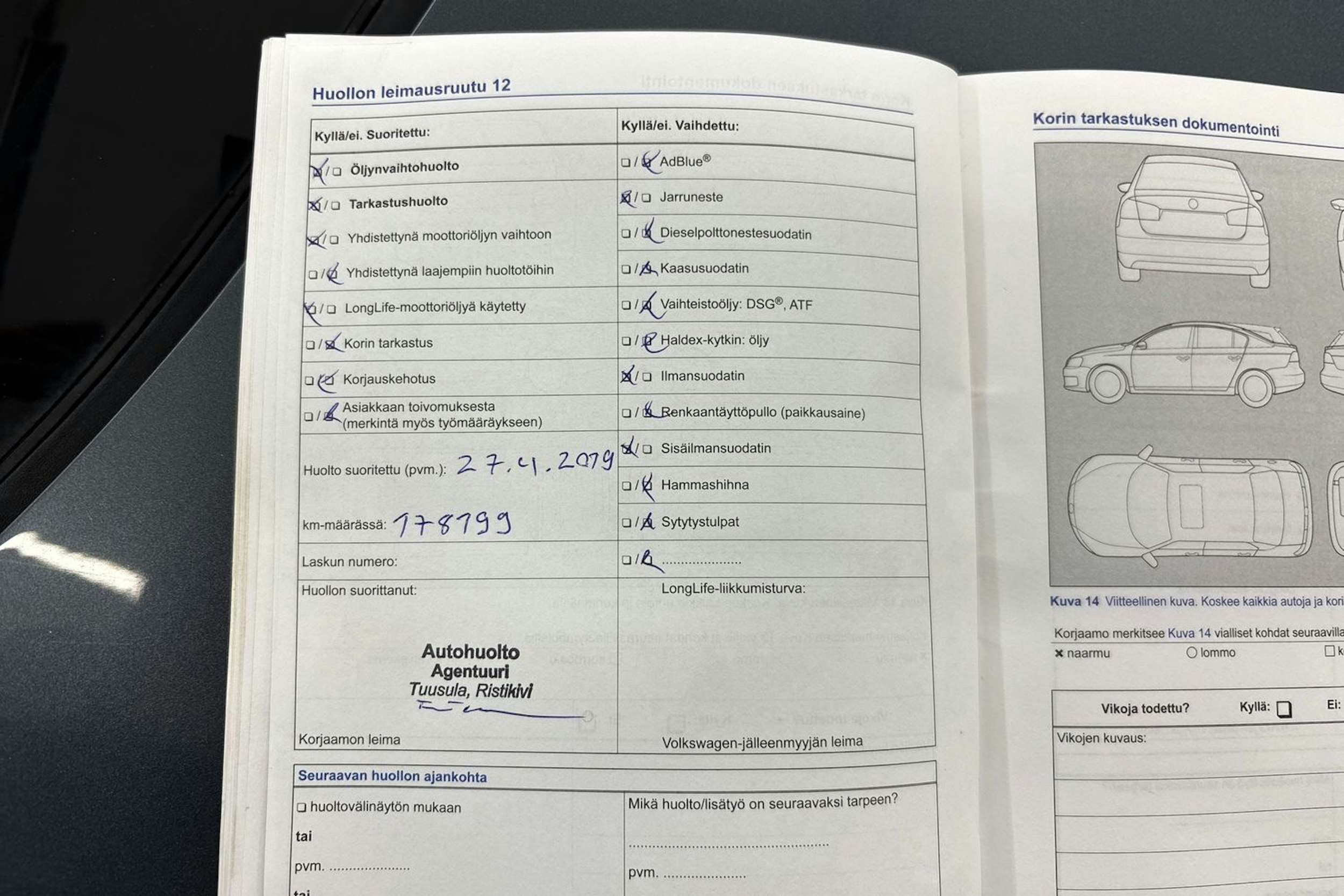 Harmaa Volkswagen PASSAT 2013 kuva 35.