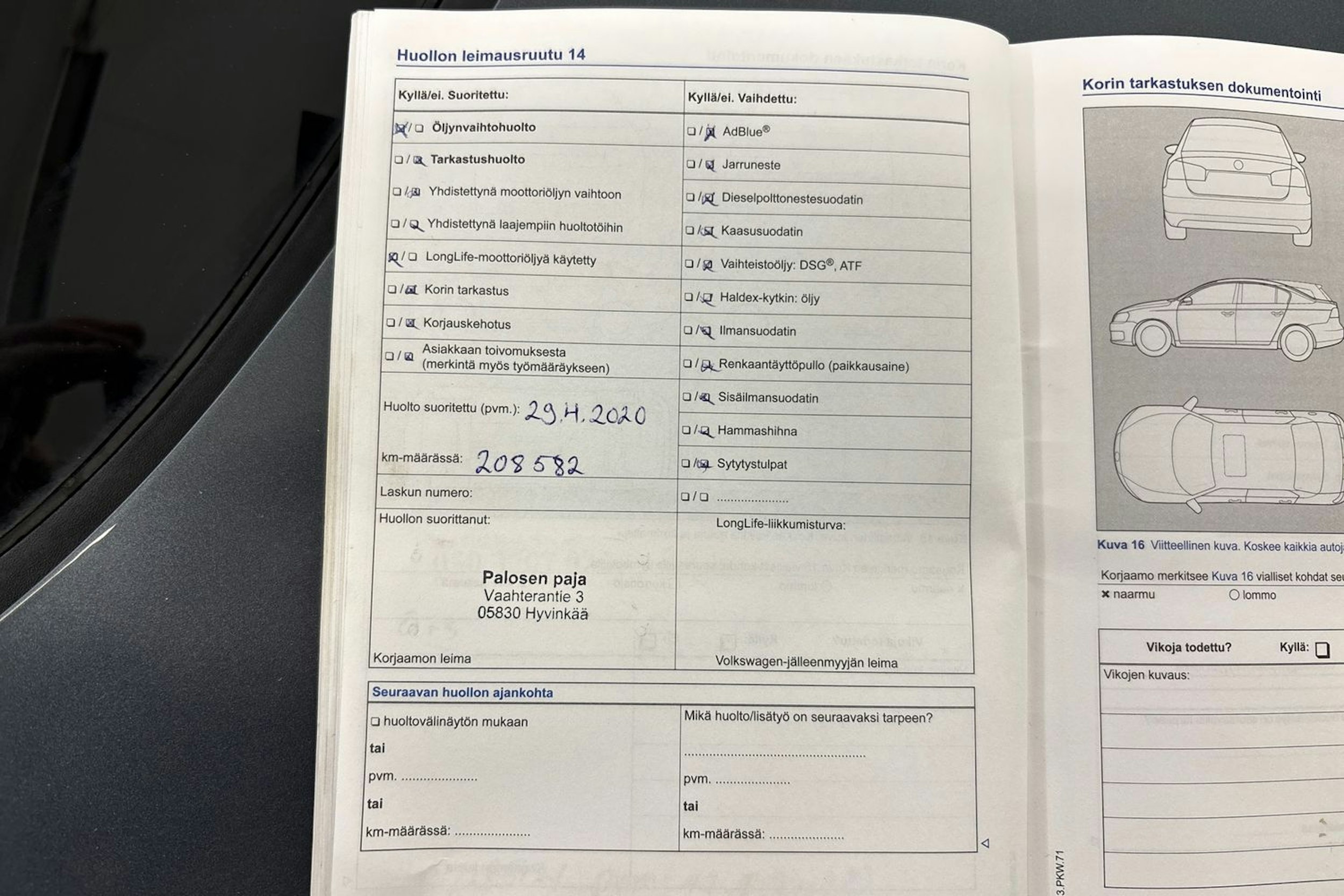 Harmaa Volkswagen PASSAT 2013 kuva 37.