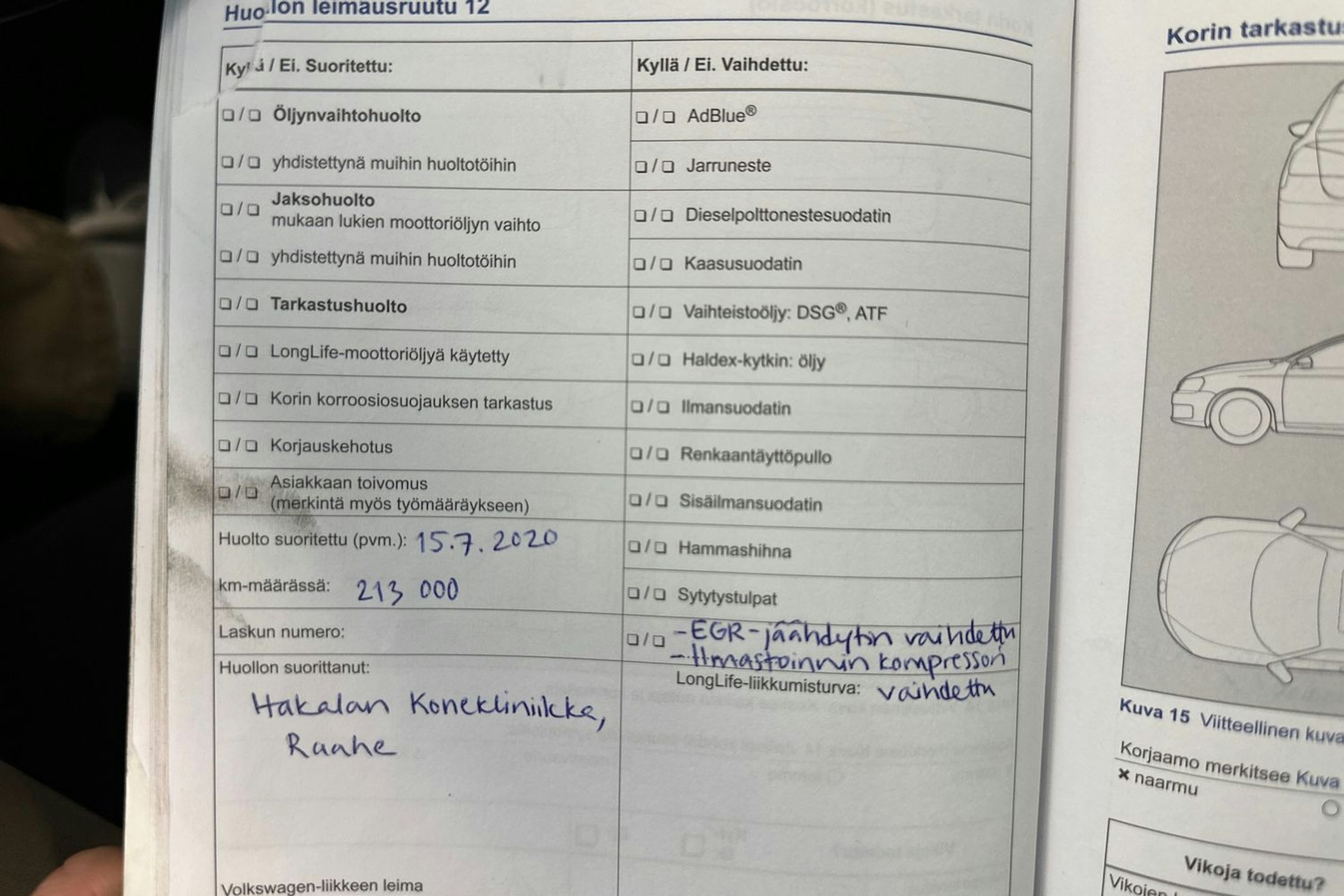 Valkoinen Volkswagen PASSAT 2013 kuva 24.