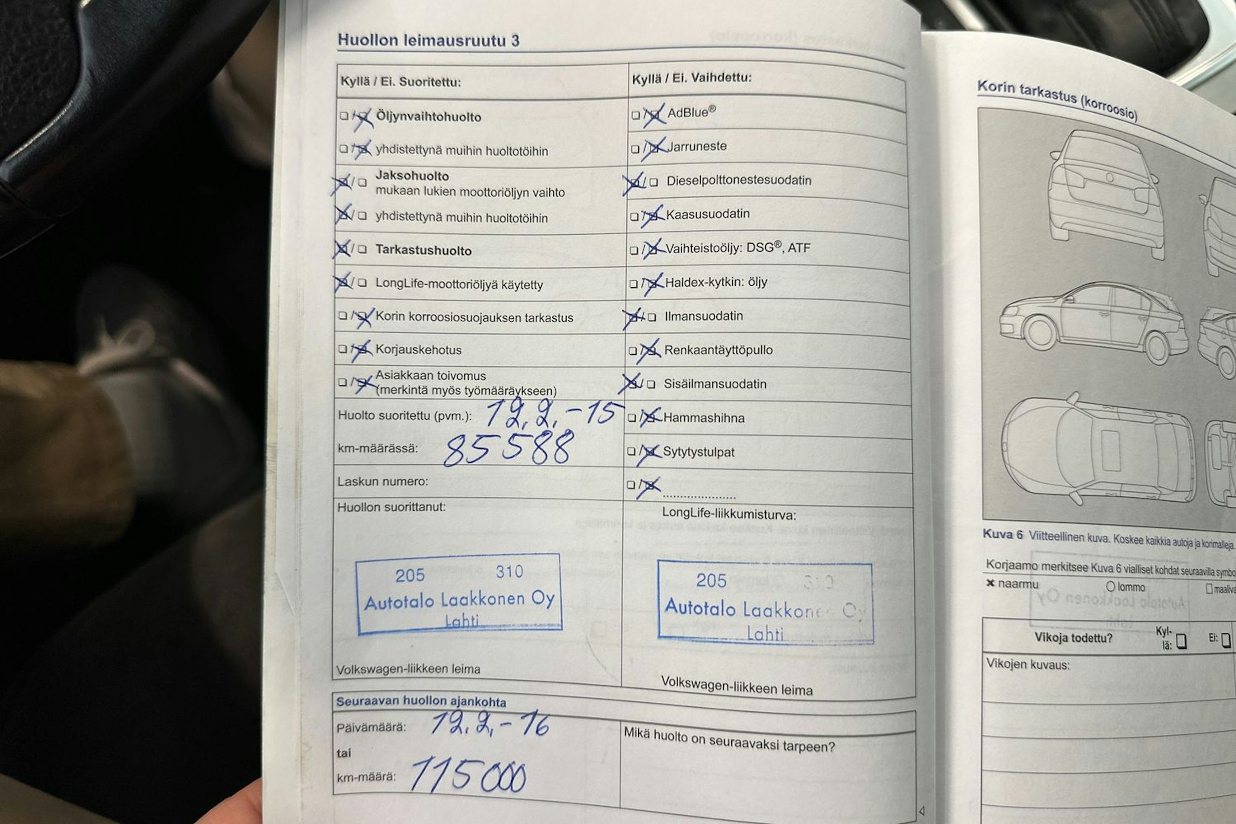 Valkoinen Volkswagen PASSAT 2013 kuva 33.