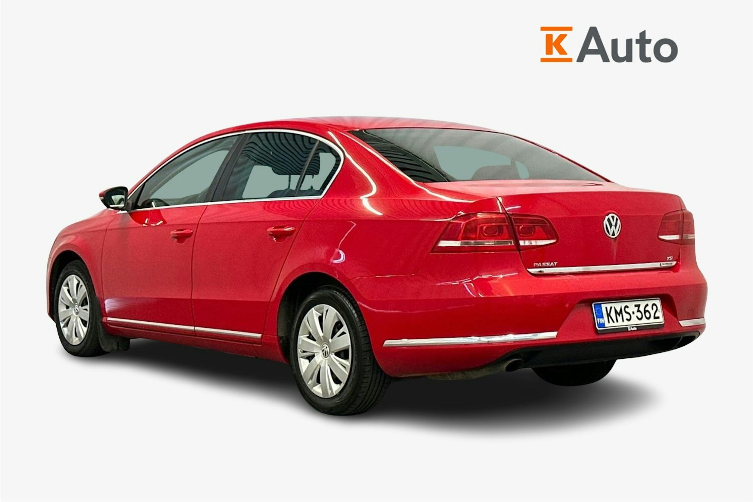 punainen Volkswagen Passat 2014 kuva 2.