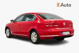 punainen Volkswagen Passat 2014 kuva 2.