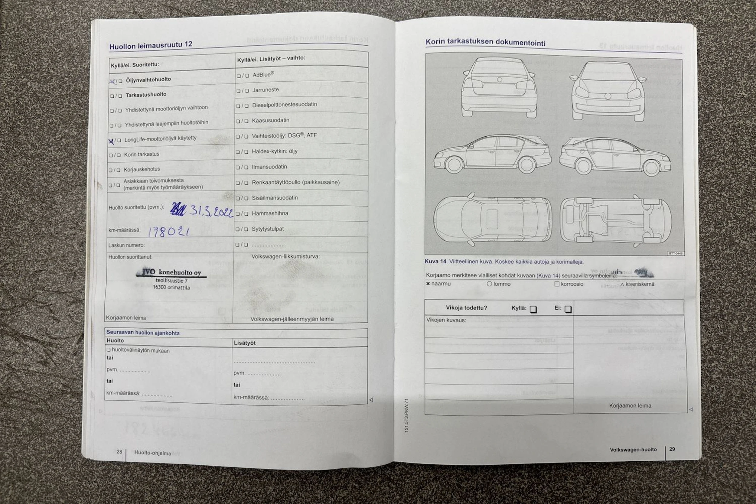 Hopea Volkswagen PASSAT 2014 kuva 35.