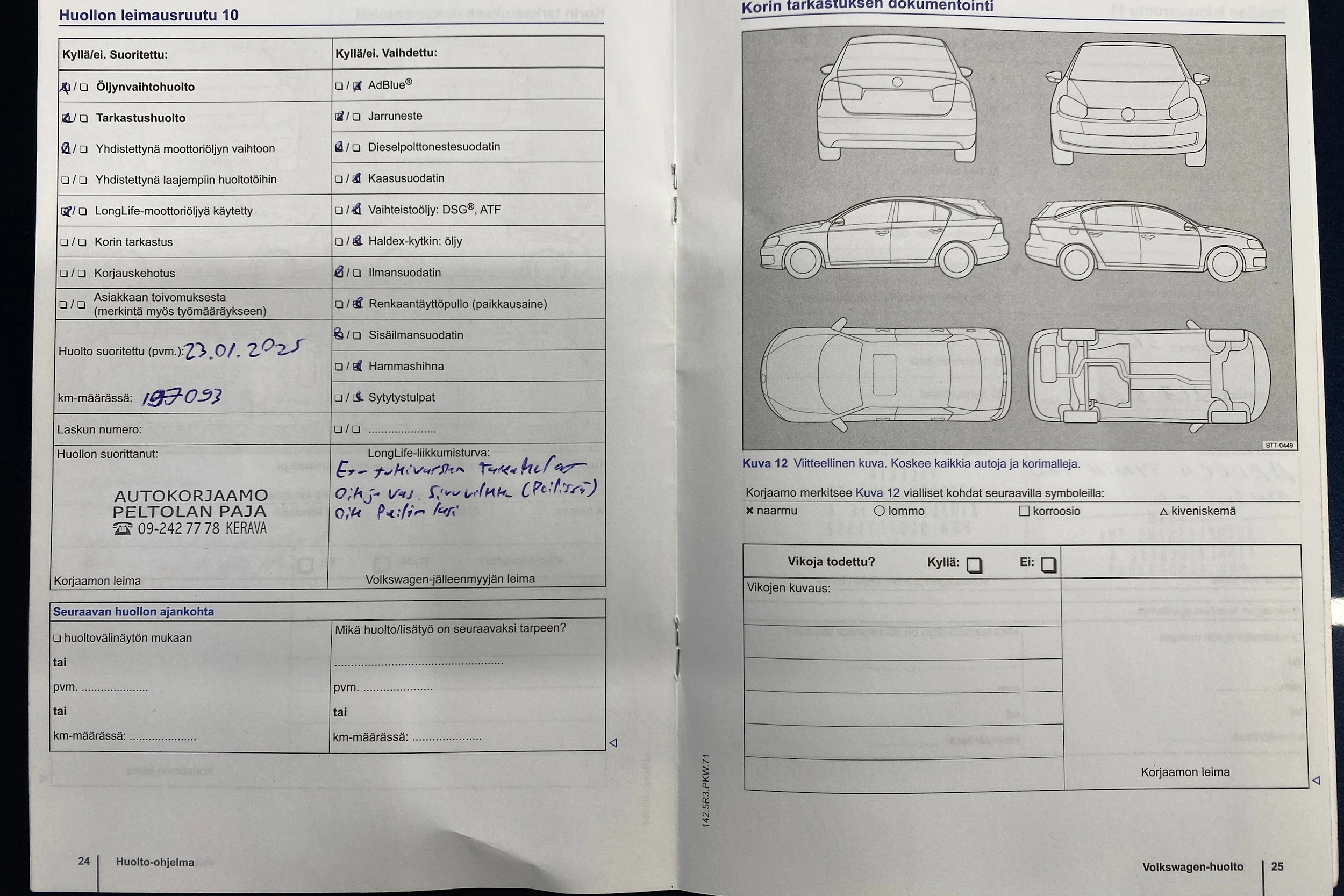 Sininen Volkswagen PASSAT 2014 kuva 27.