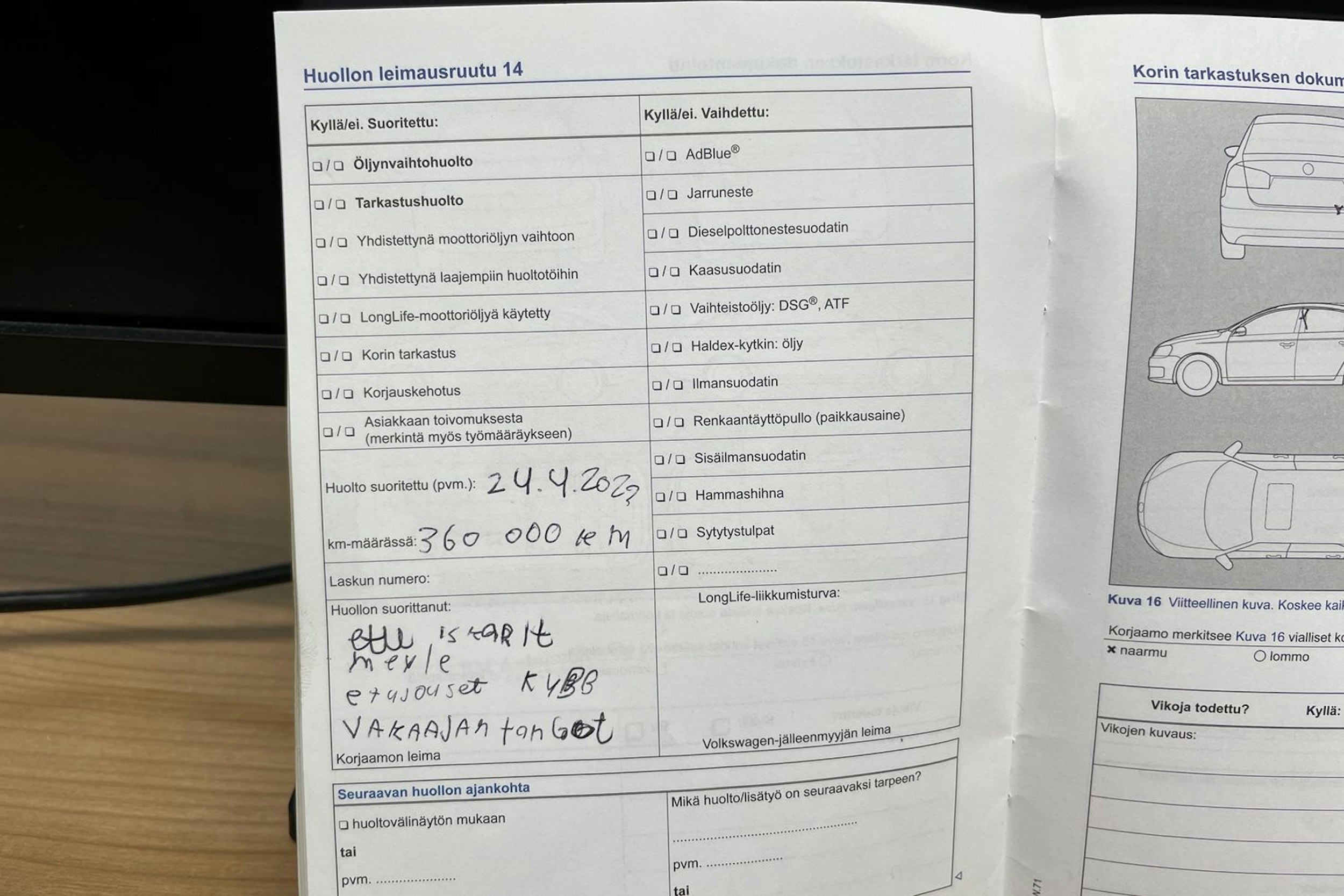 Musta Volkswagen PASSAT 2014 kuva 31.