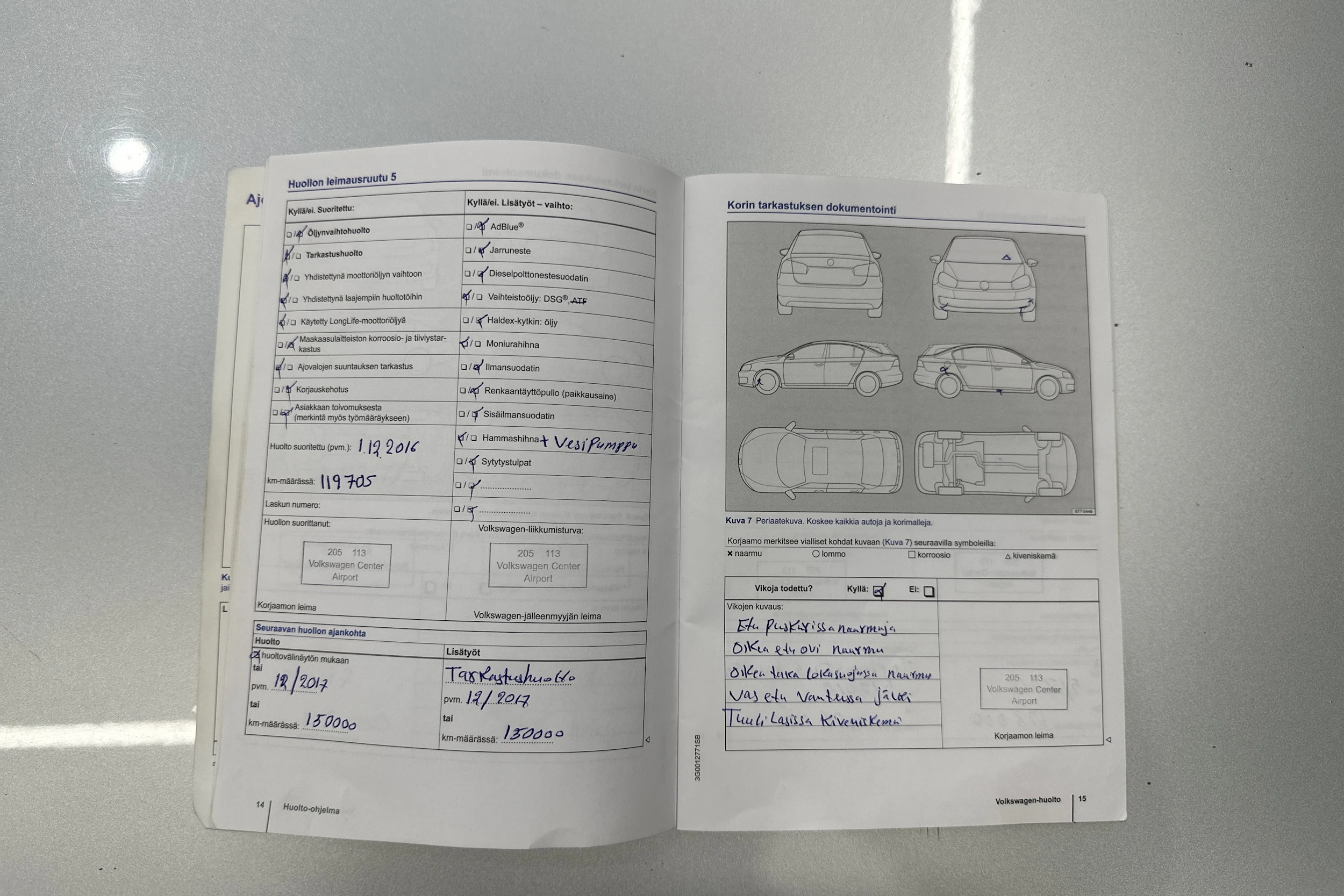 met. hopea Volkswagen Passat 2015 kuva 38.