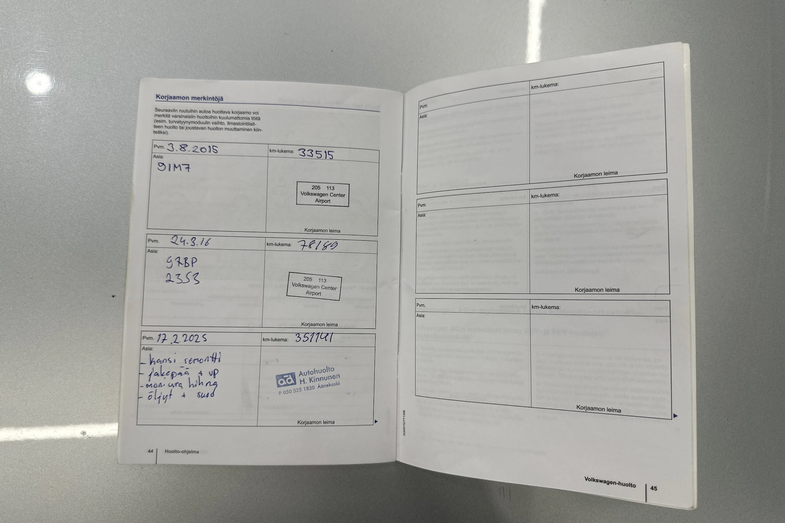 met. hopea Volkswagen Passat 2015 kuva 43.