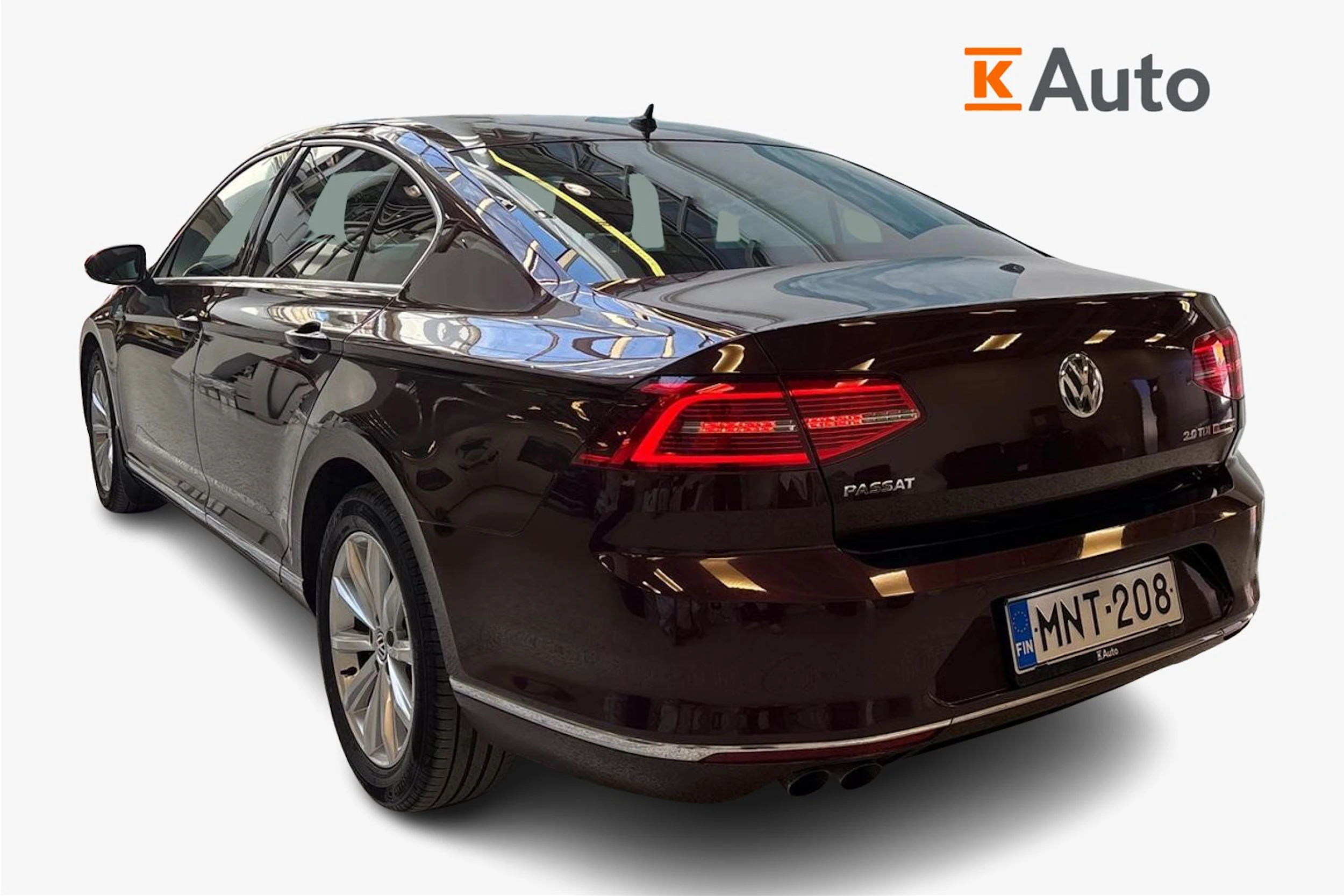 punainen Volkswagen Passat 2015 kuva 2.