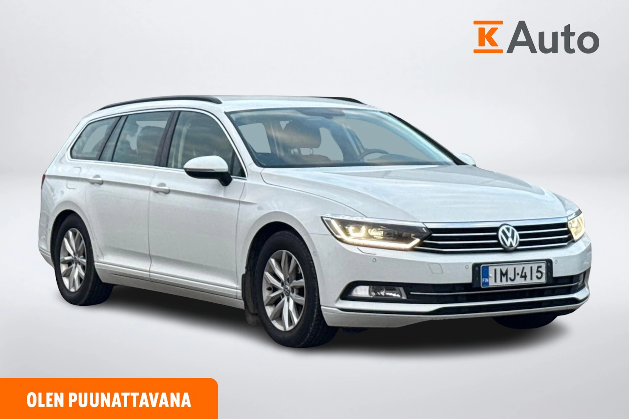 valkoinen Volkswagen Passat 2016 kuva 1.
