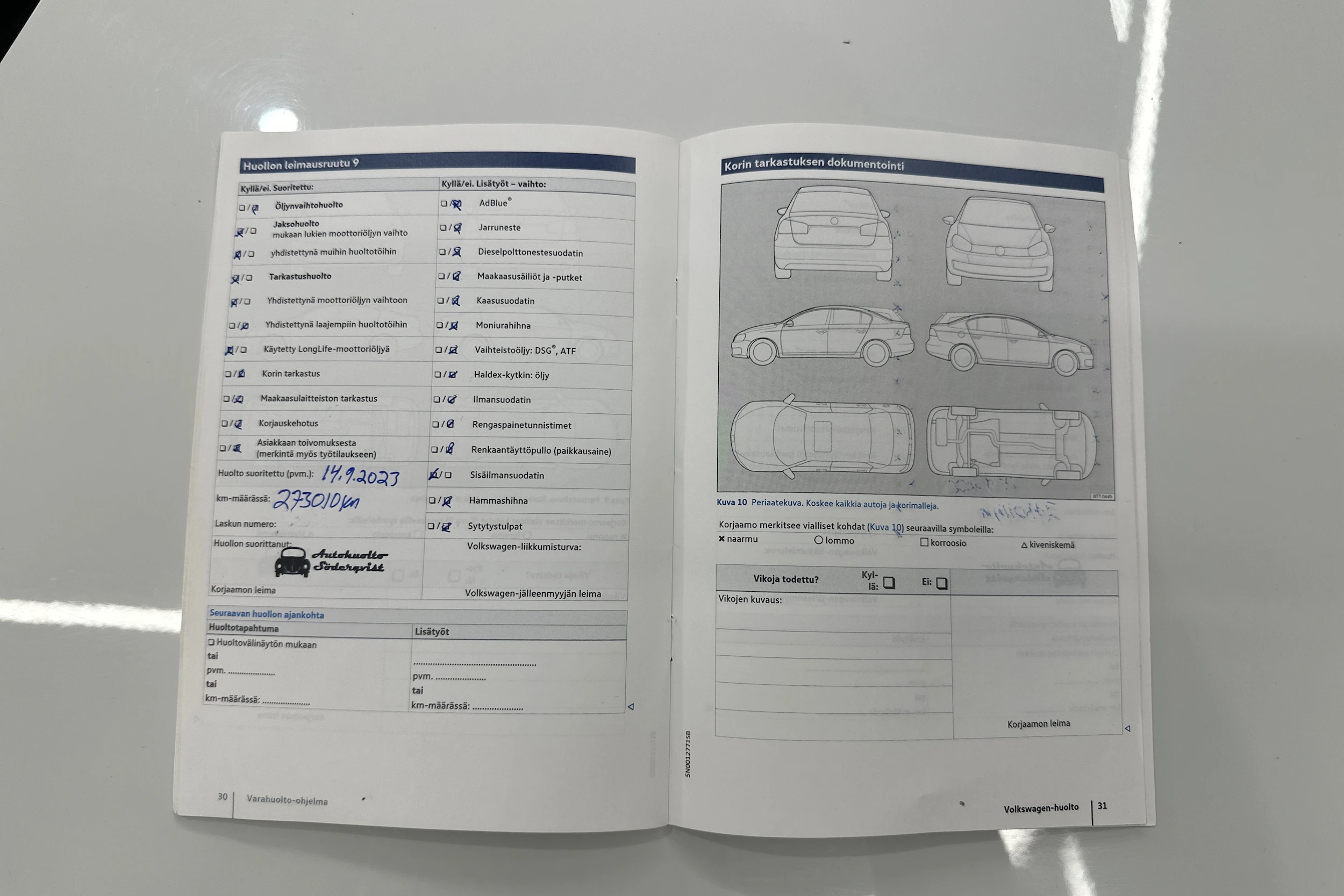 valkoinen Volkswagen Passat 2016 kuva 34.