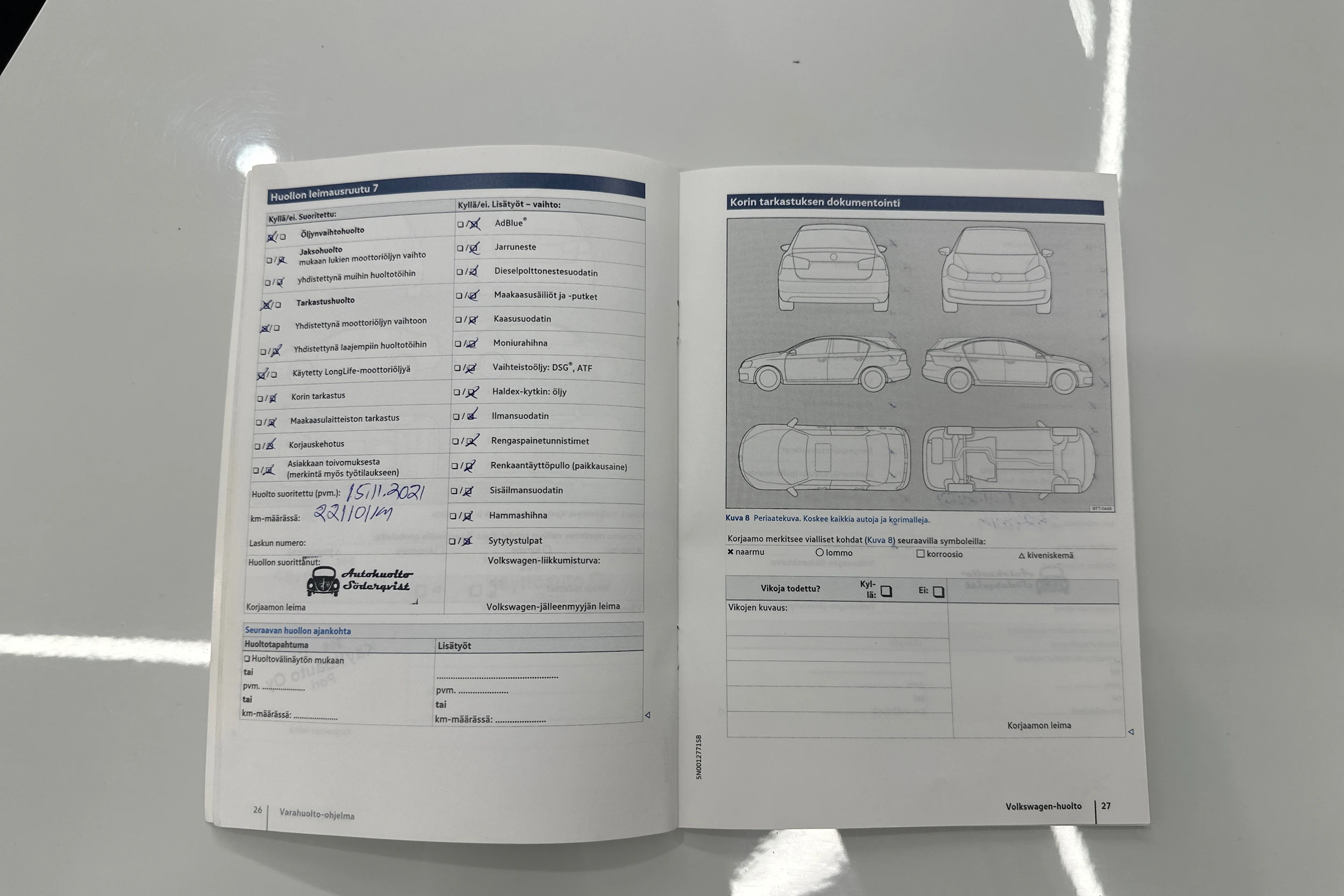 valkoinen Volkswagen Passat 2016 kuva 36.