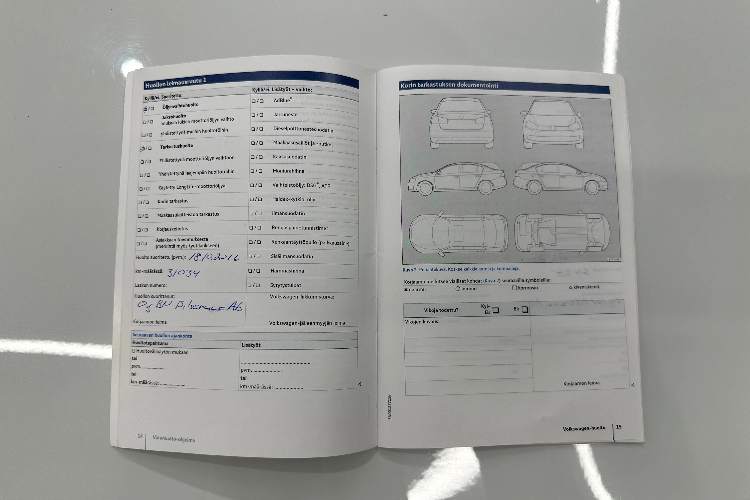 valkoinen Volkswagen Passat 2016 kuva 42.