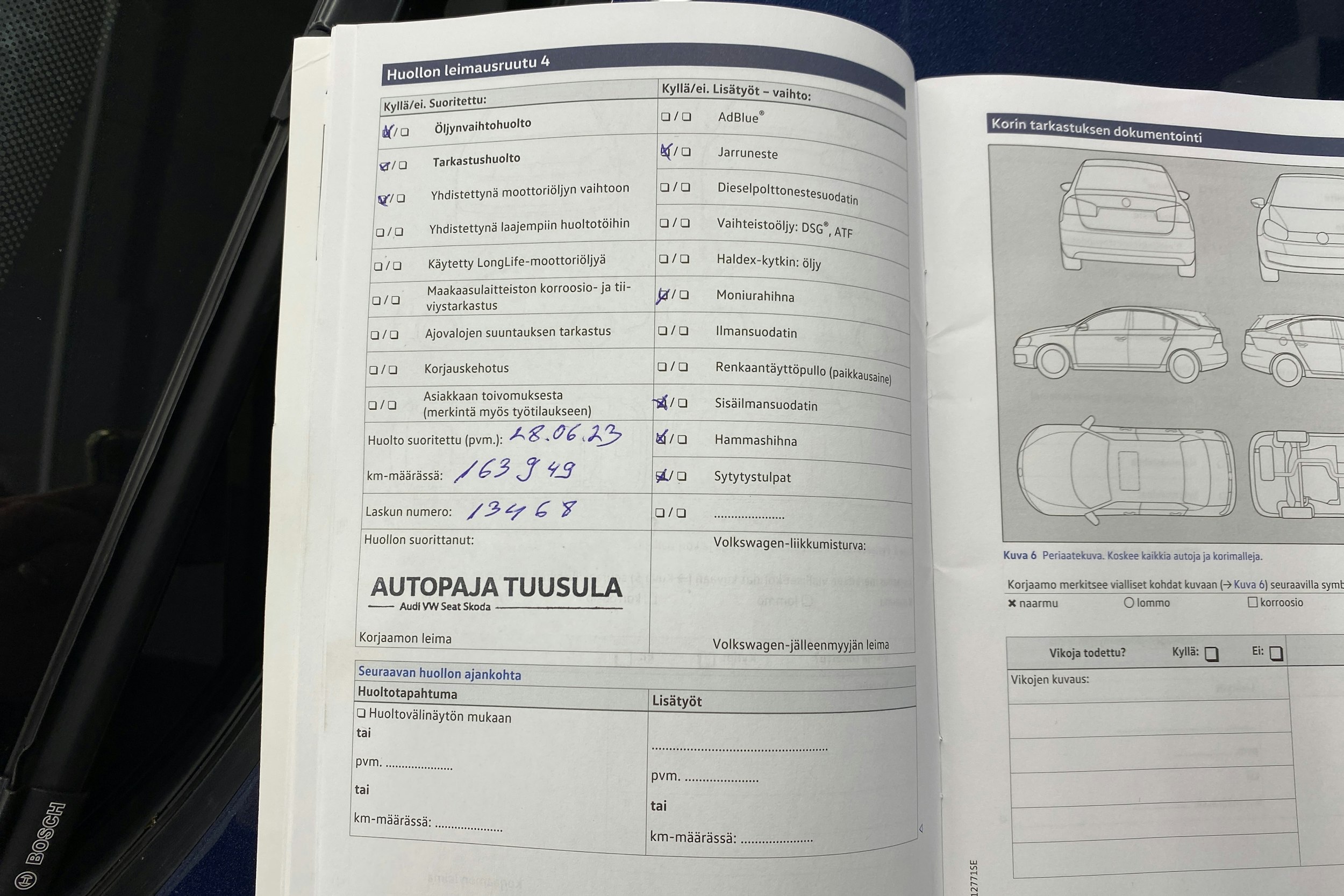 sininen Volkswagen Passat 2017 kuva 29.