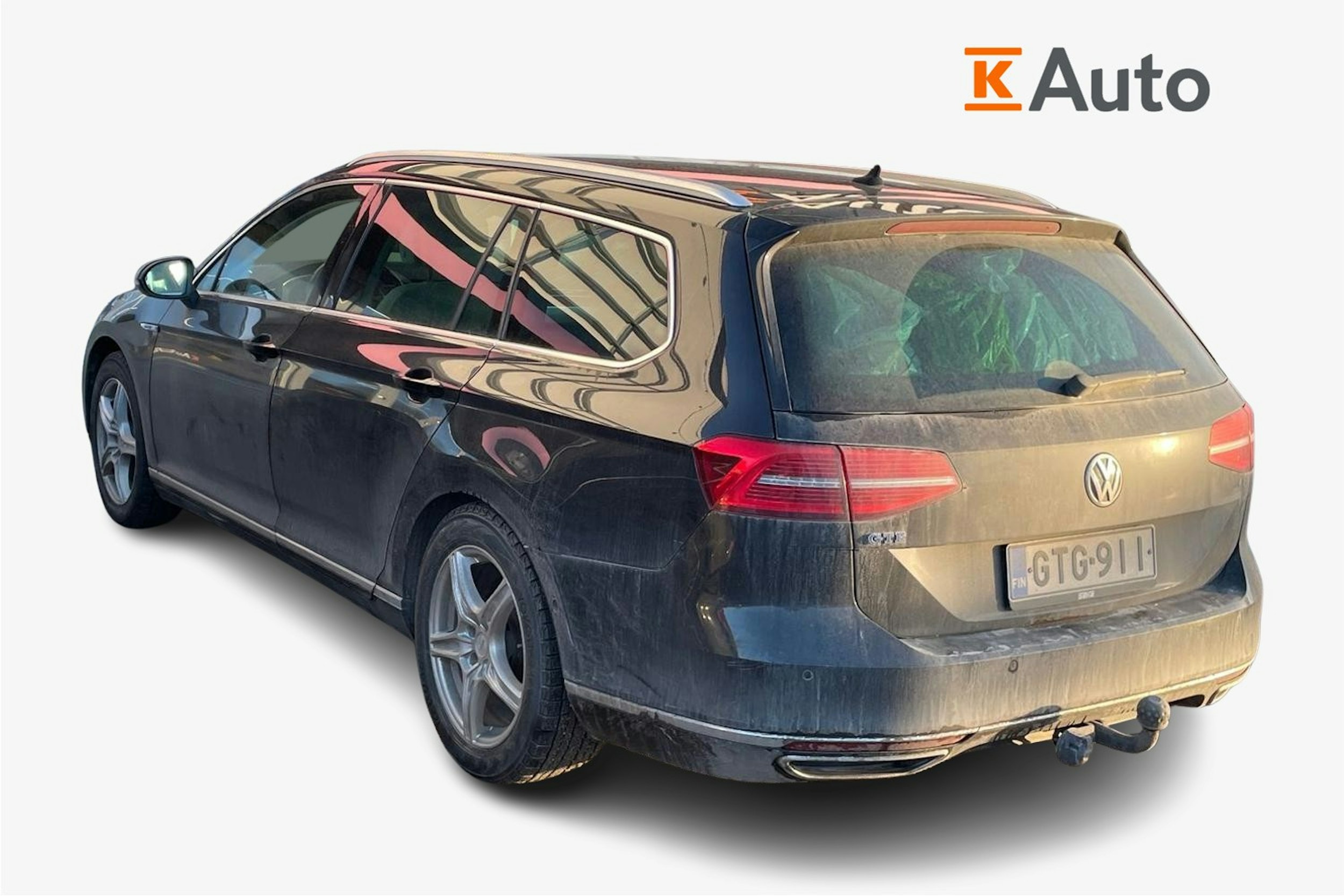 musta Volkswagen Passat 2018 kuva 2.