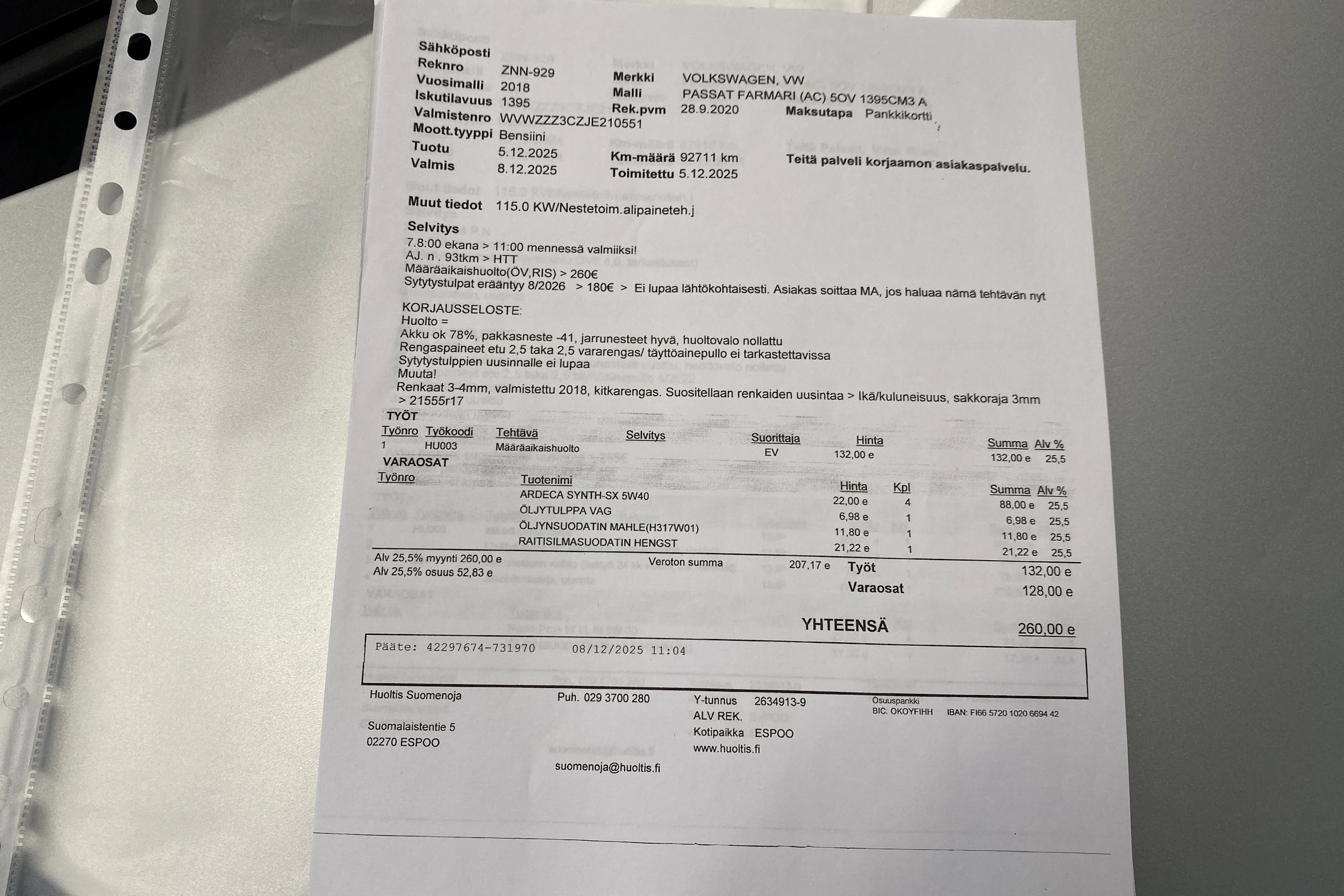 hopea Volkswagen Passat 2018 kuva 27.