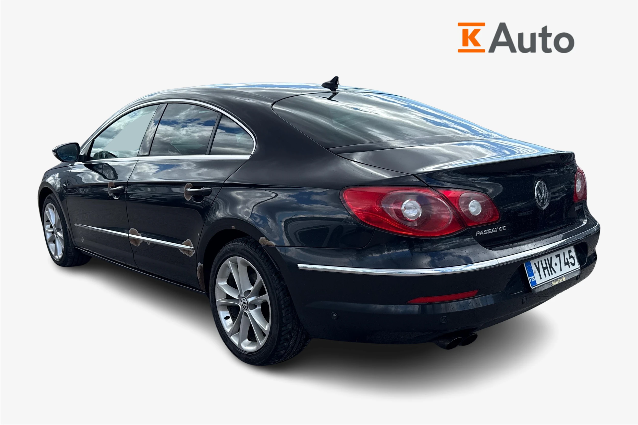Musta Volkswagen PASSAT CC 2011 kuva 2.