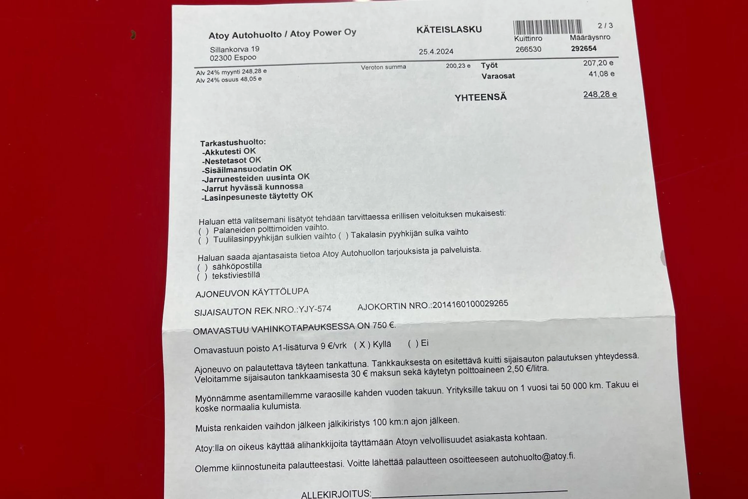 Punainen Volkswagen POLO 1998 kuva 23.