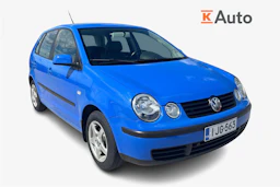 punainen Volkswagen Polo 2003 kuva 1.