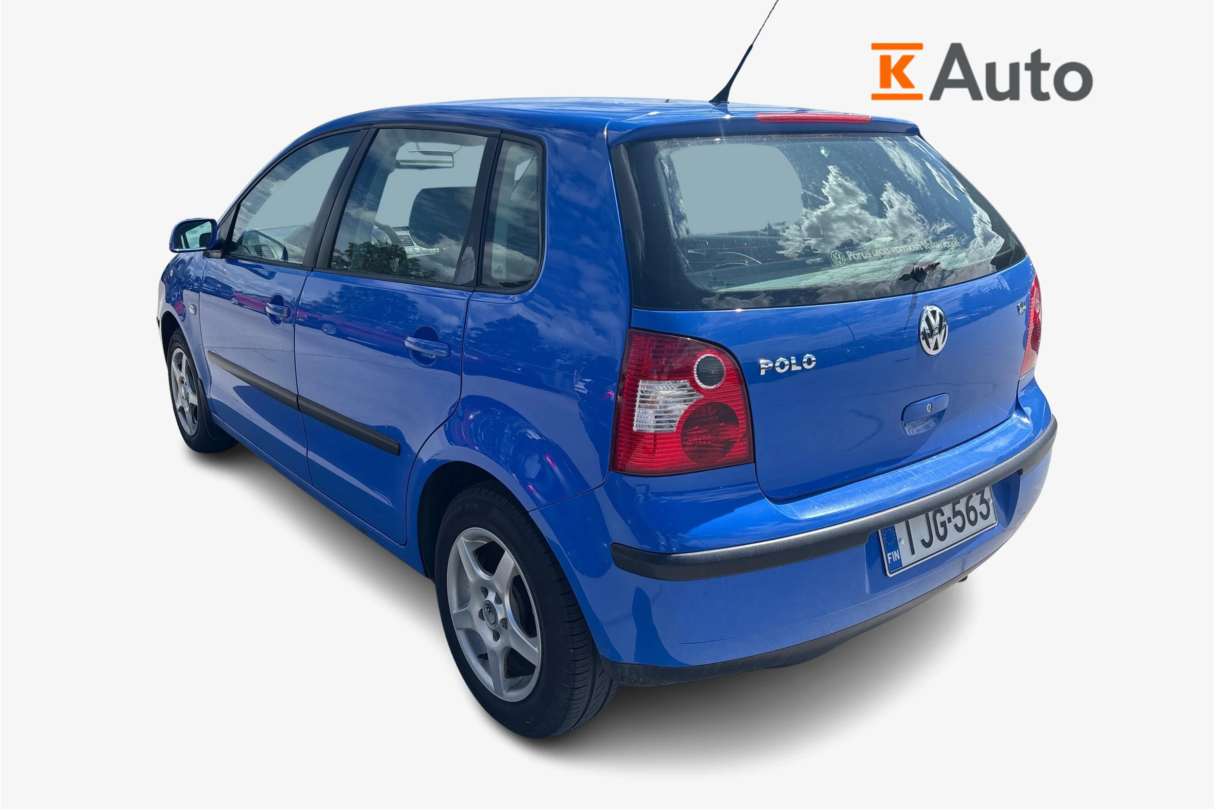punainen Volkswagen Polo 2003 kuva 2.