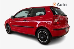 punainen Volkswagen Polo 2003 kuva 2.
