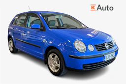 punainen Volkswagen Polo 2004 kuva 1.