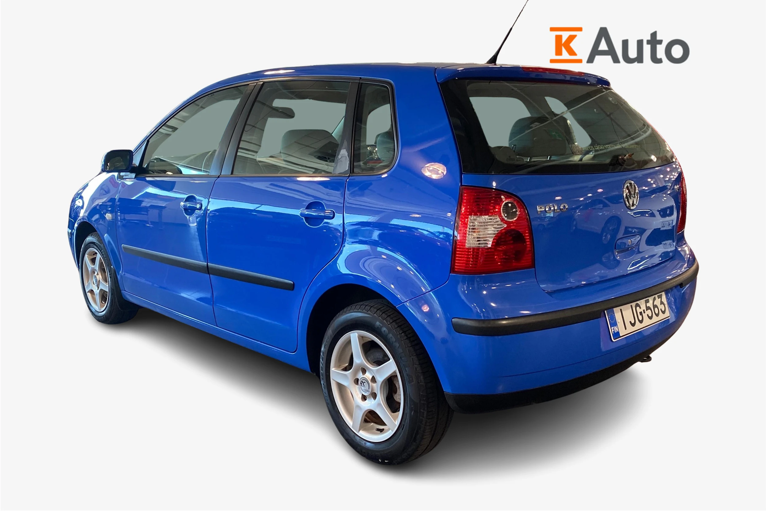 punainen Volkswagen Polo 2004 kuva 2.
