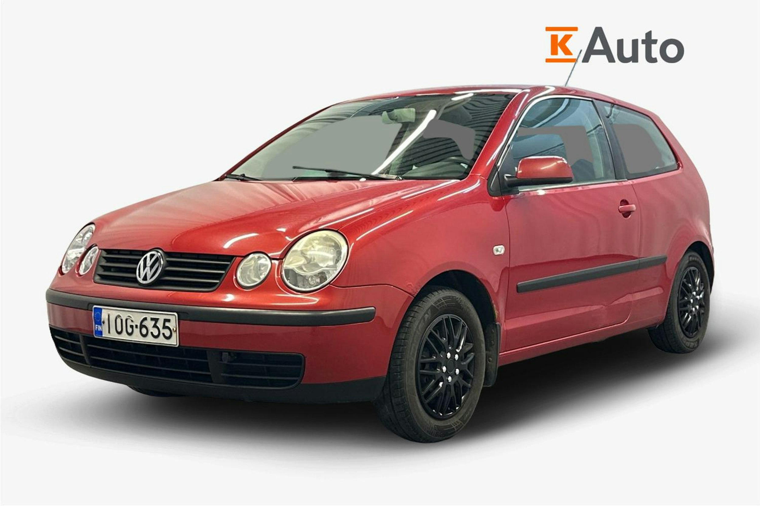 Punainen Volkswagen POLO 2004 kuva 3.