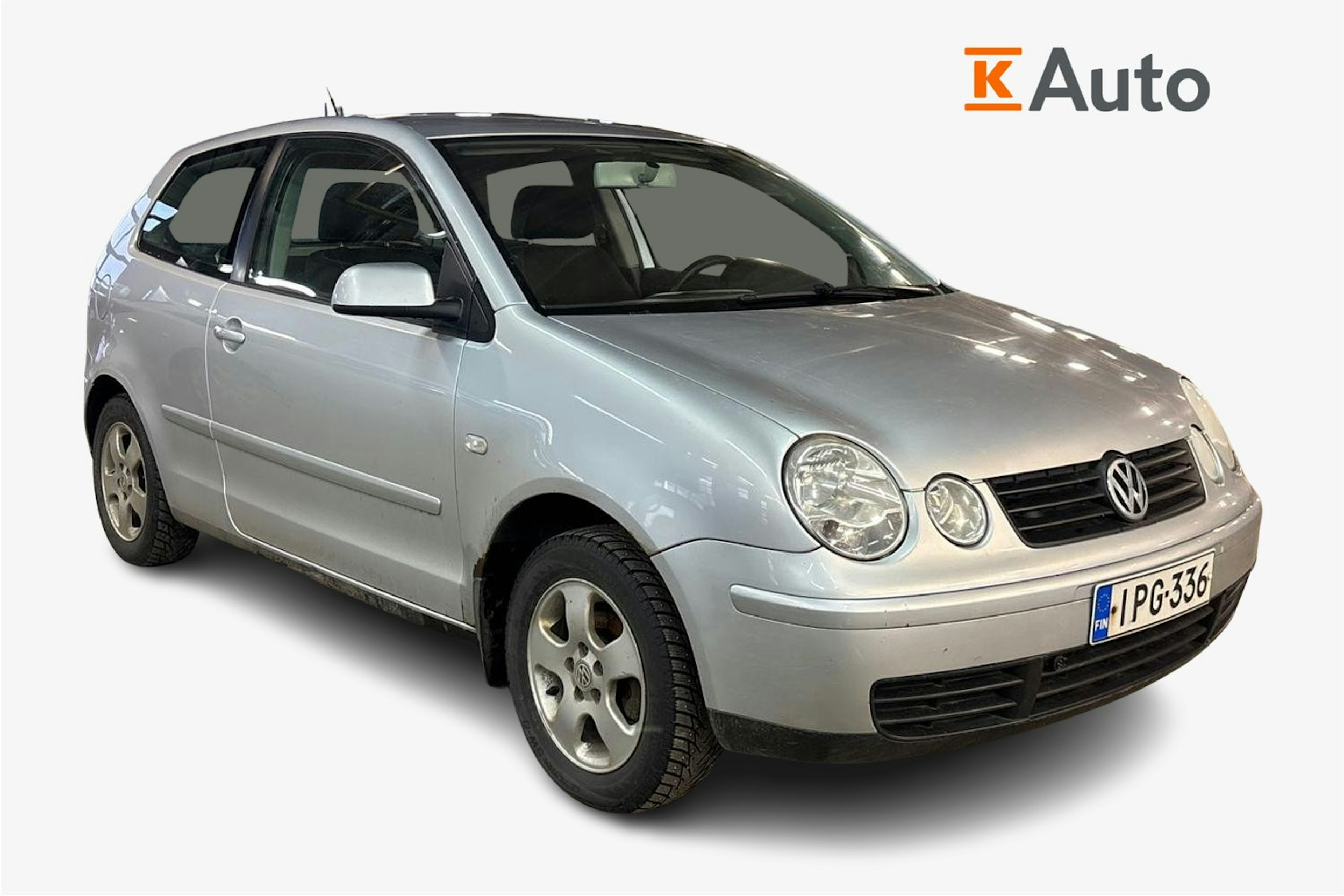 harmaa Volkswagen Polo 2004 kuva 1.