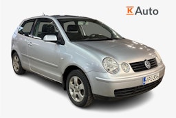 harmaa Volkswagen Polo 2004 kuva 1.