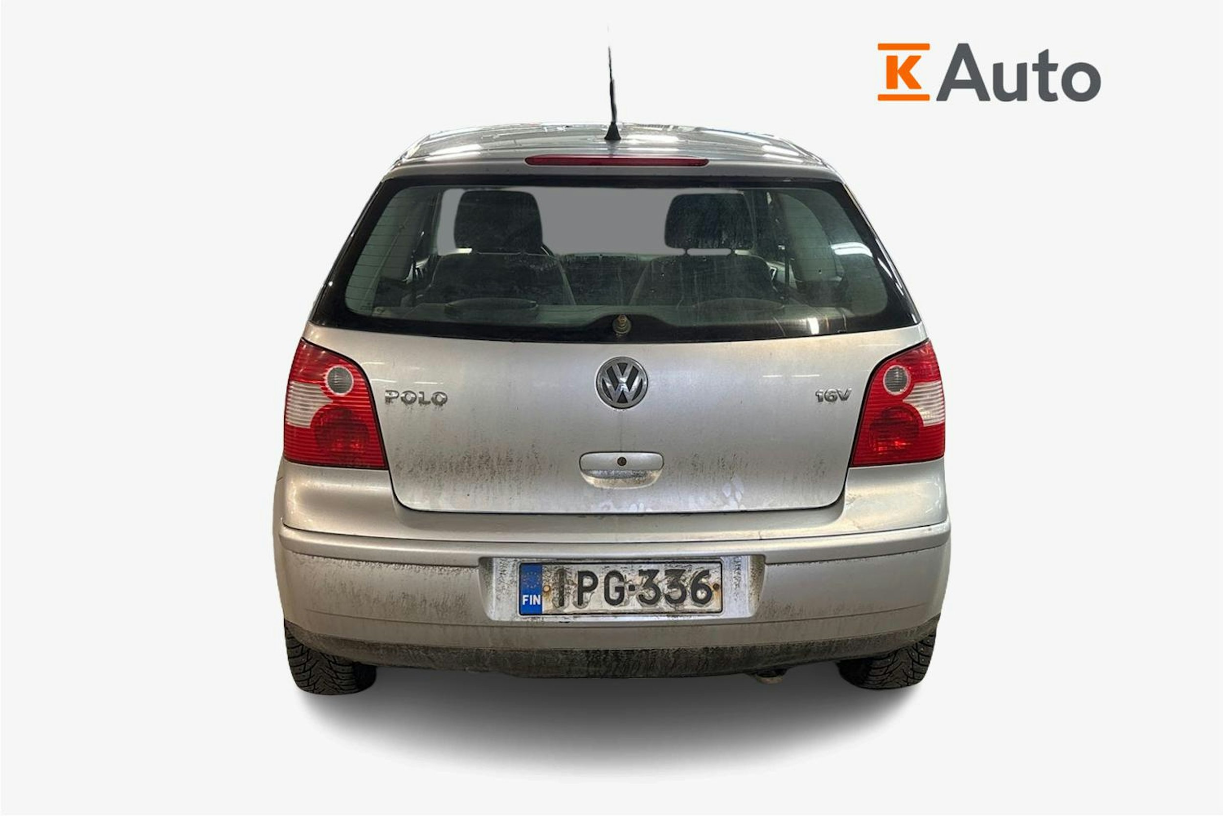harmaa Volkswagen Polo 2004 kuva 3.