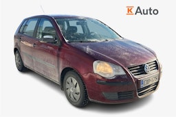 punainen Volkswagen Polo 2005 kuva 1.