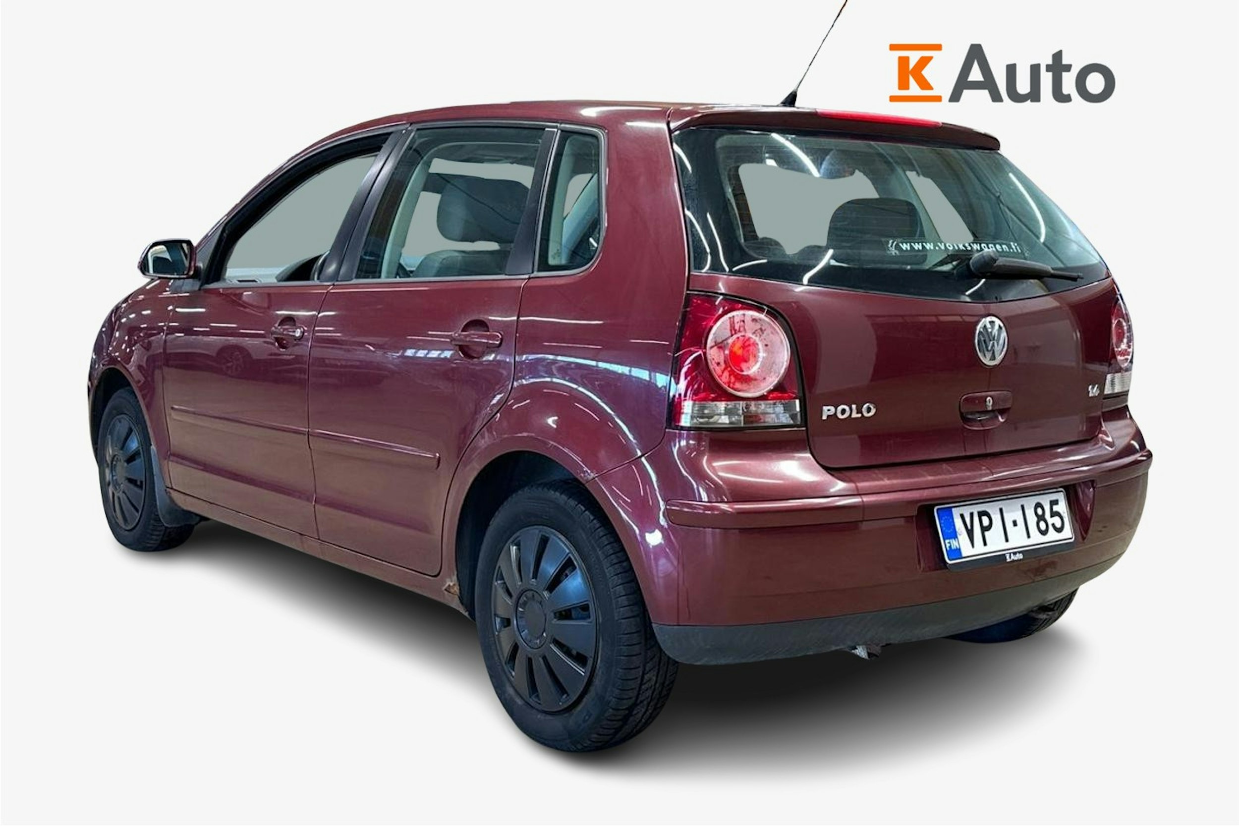 punainen Volkswagen Polo 2006 kuva 2.