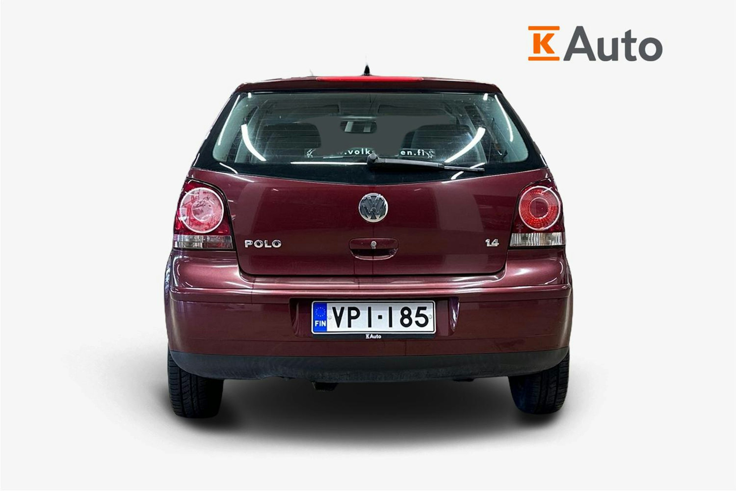 punainen Volkswagen Polo 2006 kuva 3.
