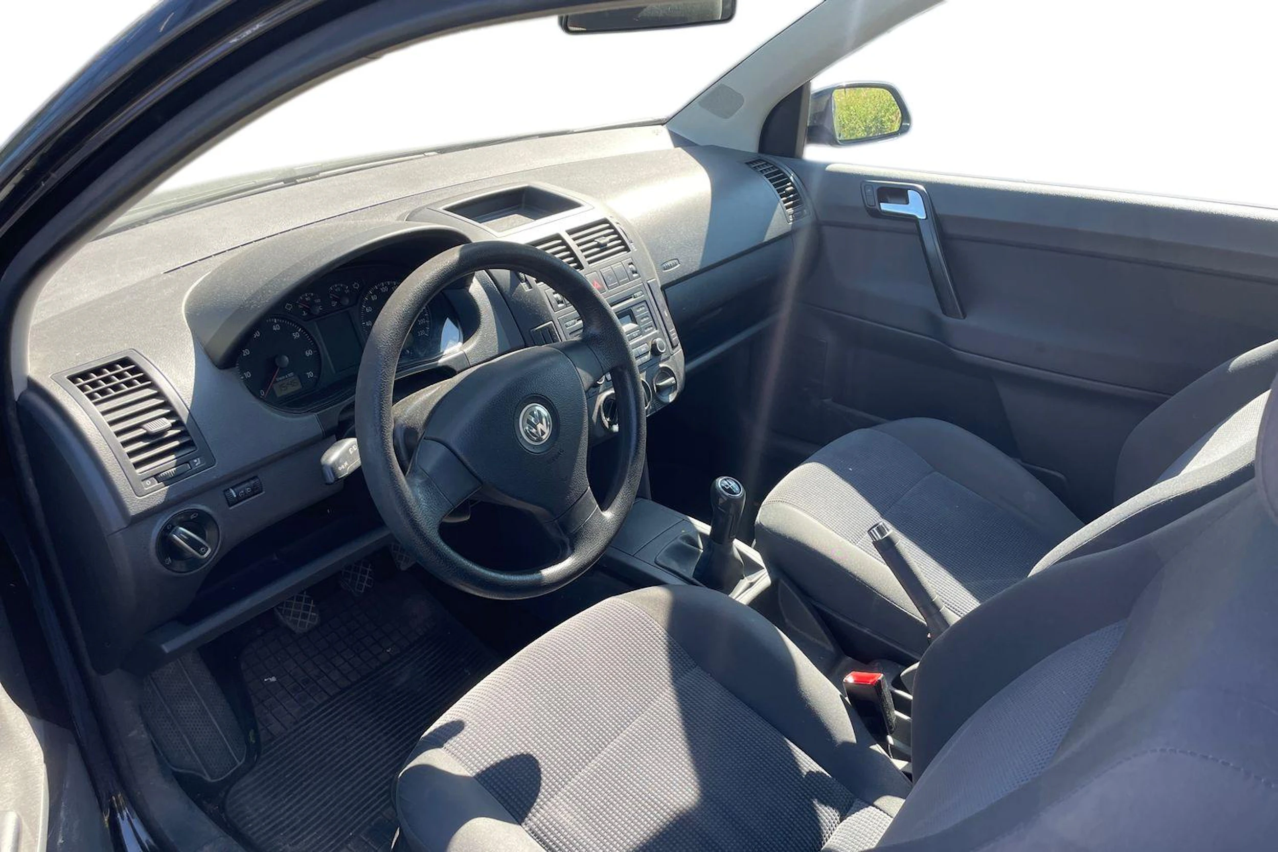 musta Volkswagen Polo 2007 kuva 3.