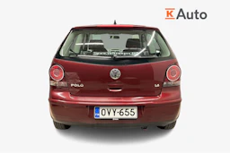 punainen Volkswagen Polo 2008 kuva 4.