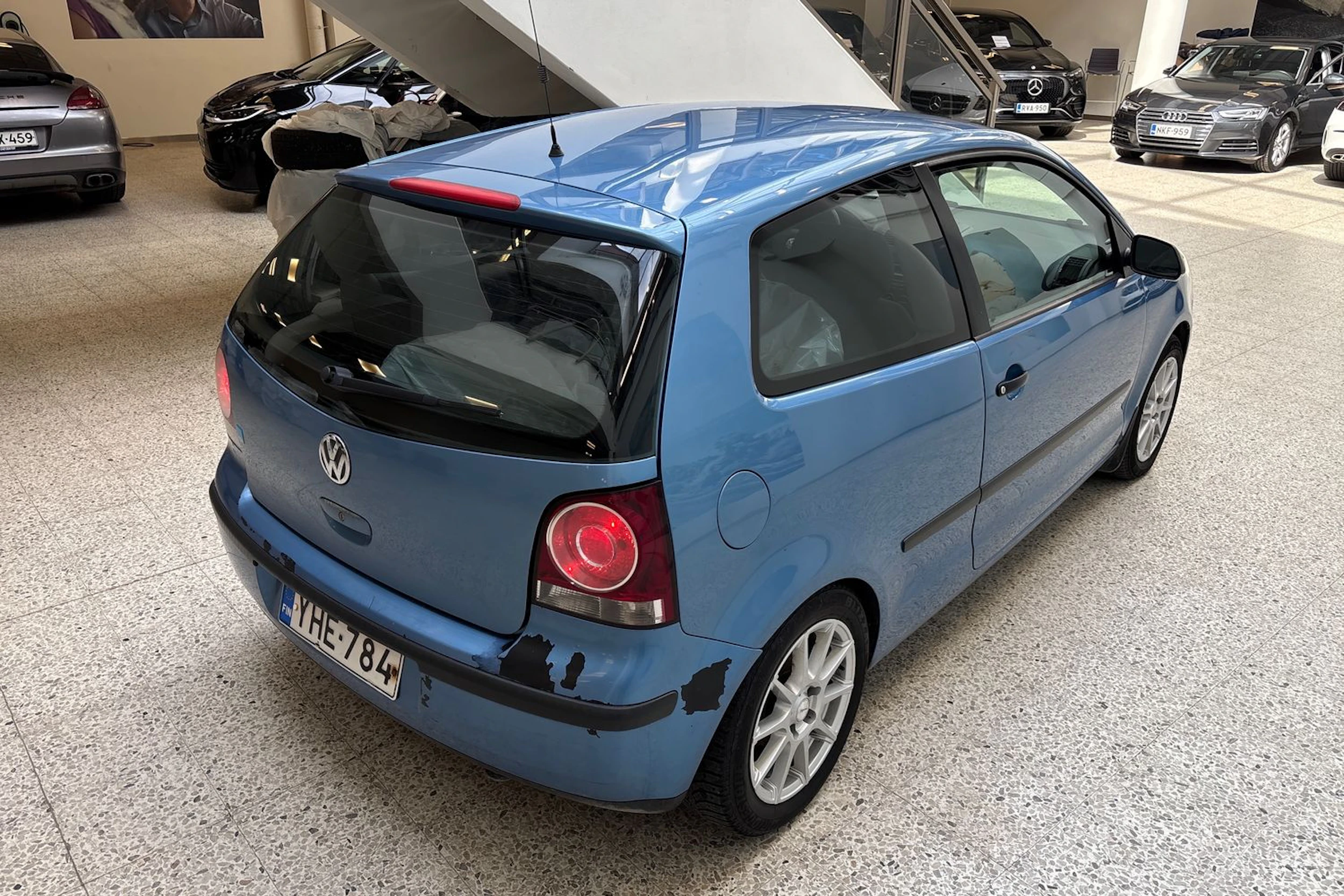 Sininen Volkswagen POLO 2008 kuva 11.