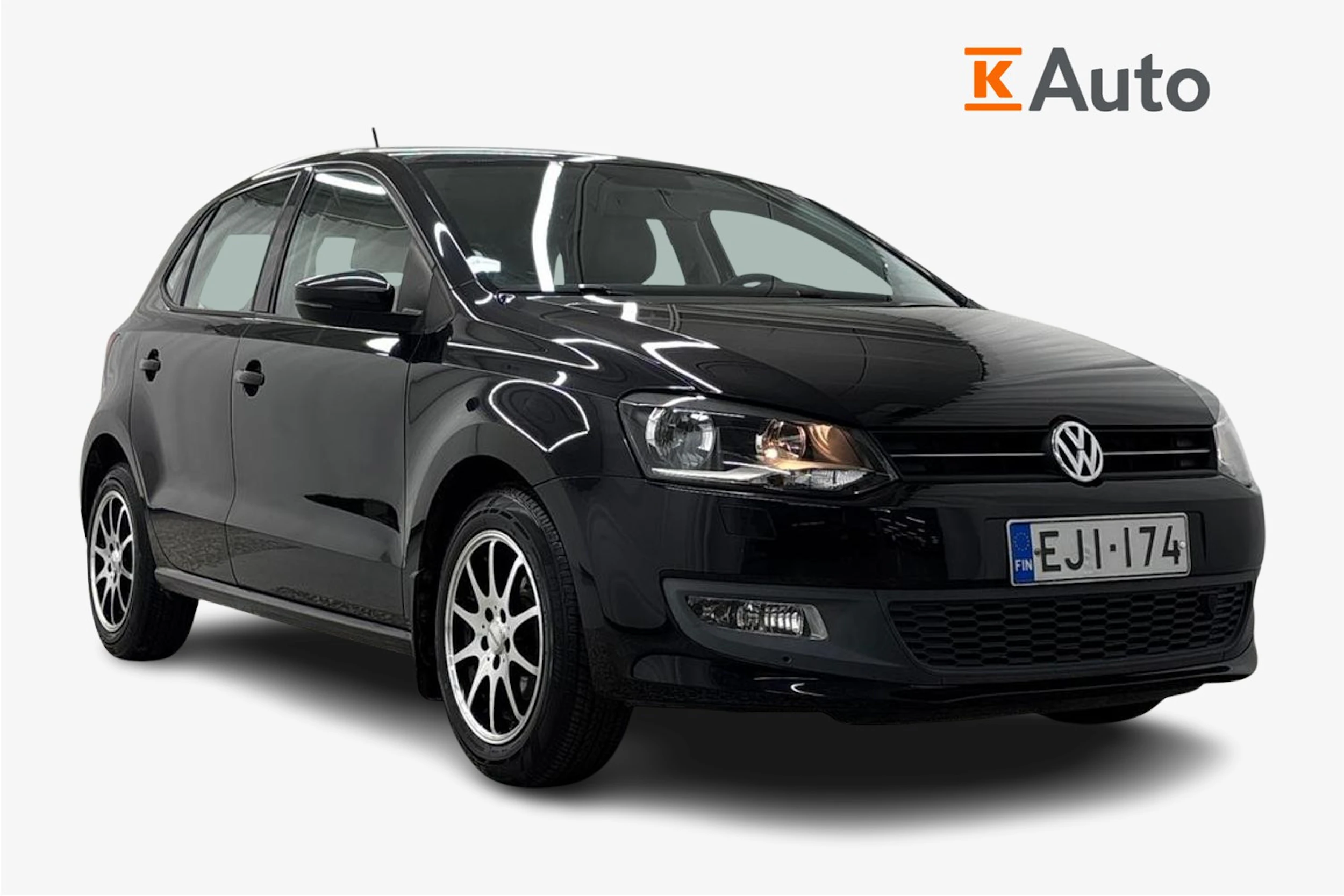 musta Volkswagen Polo 2010 kuva 1.