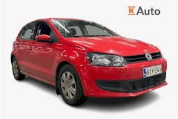 Punainen Volkswagen POLO 2010 kuva 1.