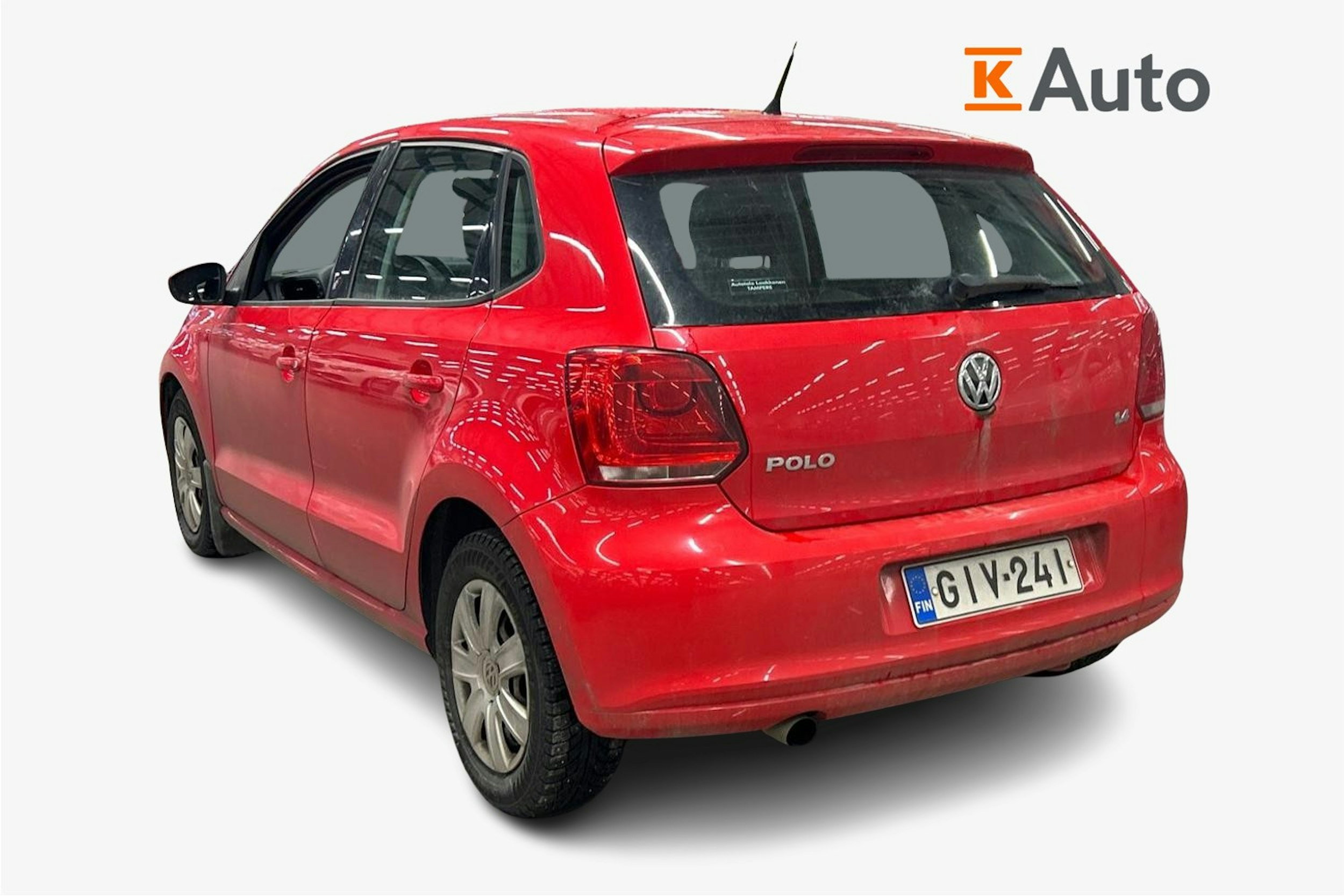 Punainen Volkswagen POLO 2010 kuva 2.