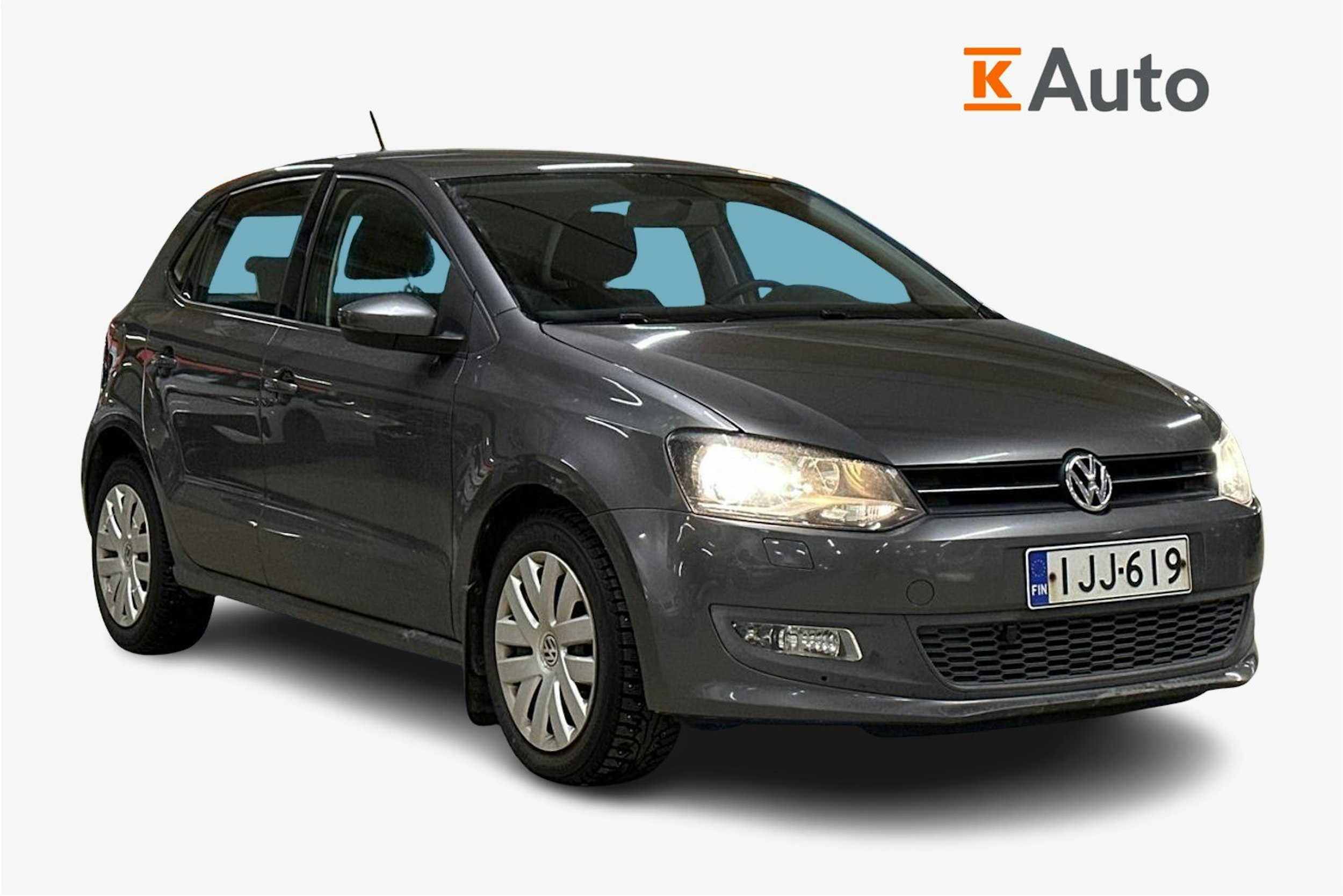 harmaa Volkswagen Polo 2010 kuva 1.