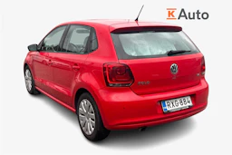 punainen Volkswagen Polo 2010 kuva 2.