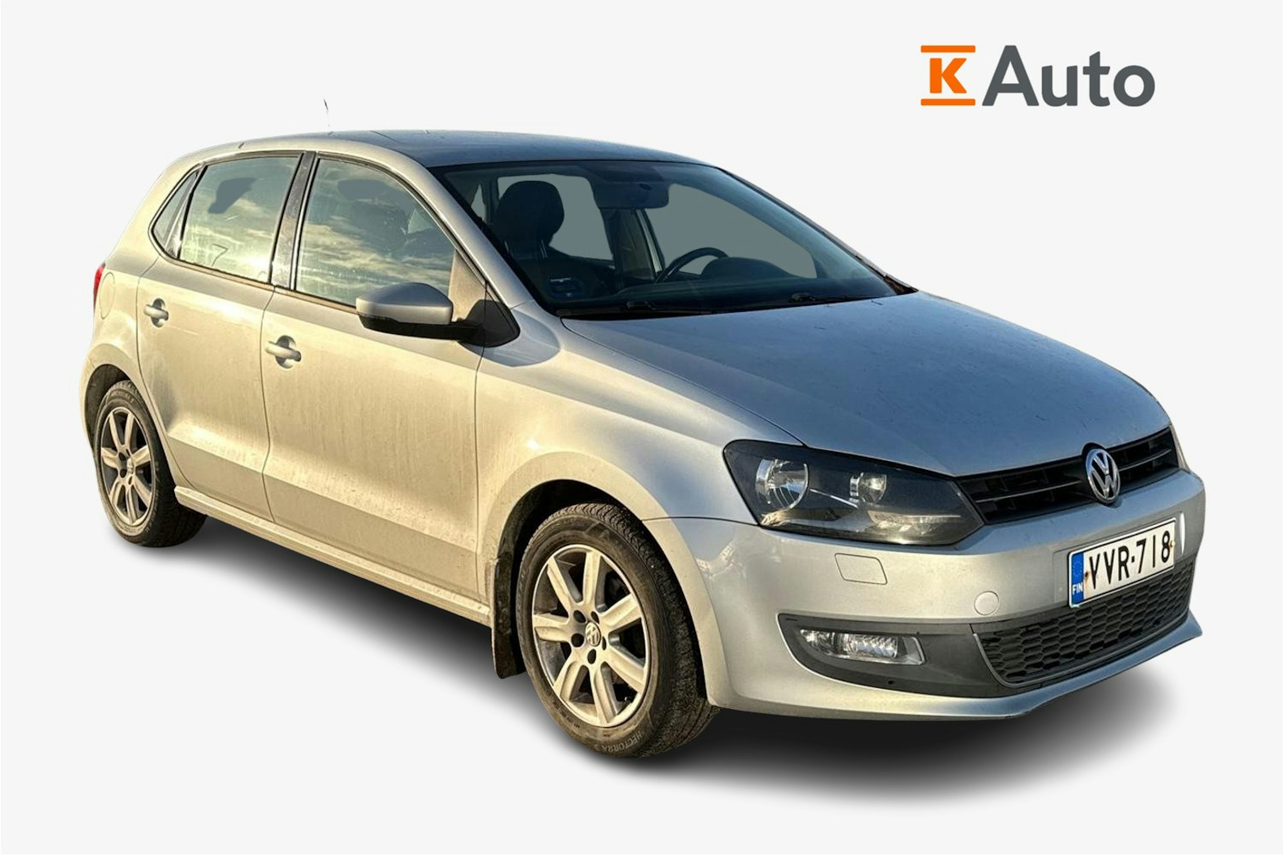 harmaa Volkswagen Polo 2010 kuva 1.