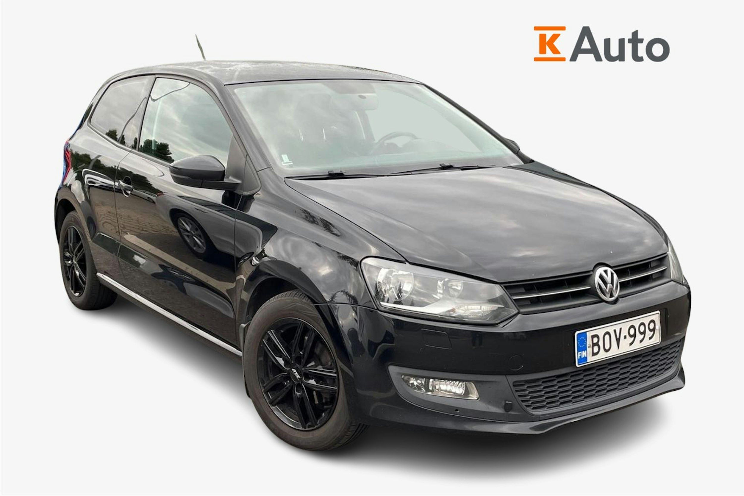musta Volkswagen Polo 2011 kuva 1.