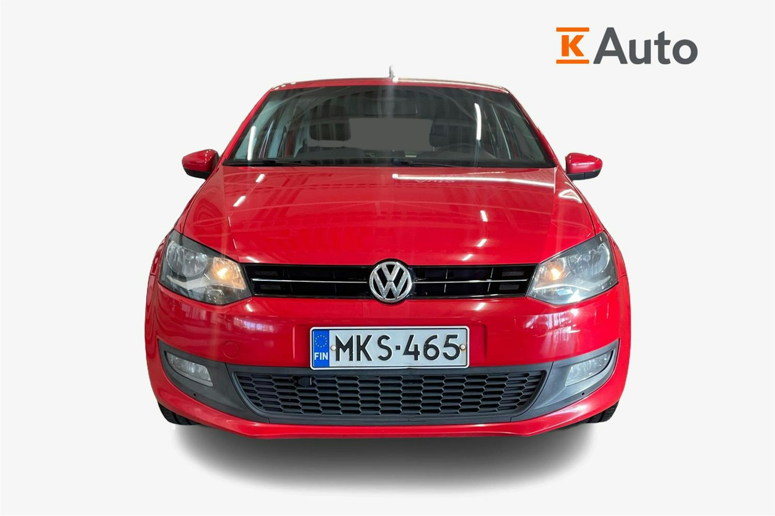 punainen Volkswagen Polo 2011 kuva 4.