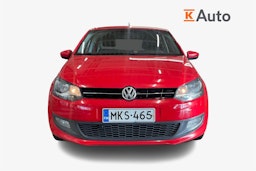 punainen Volkswagen Polo 2011 kuva 4.