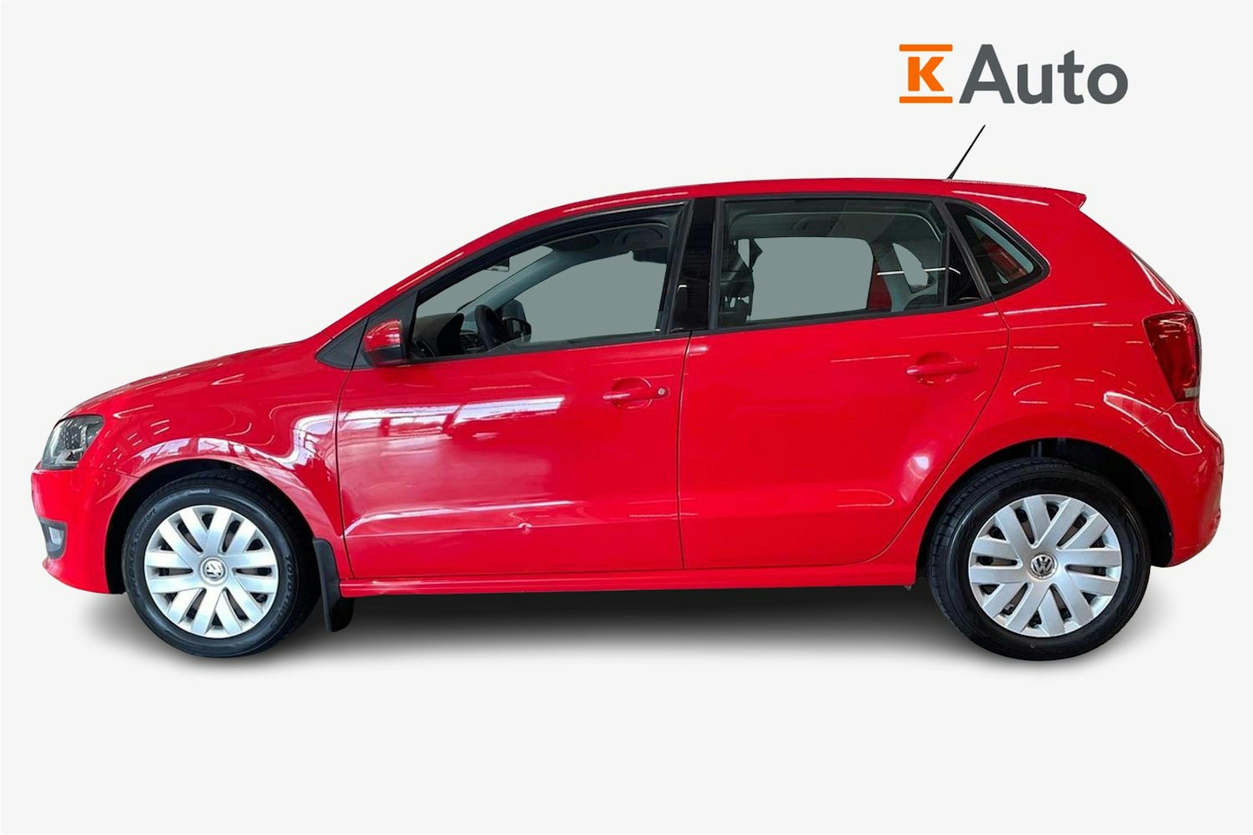 punainen Volkswagen Polo 2011 kuva 5.