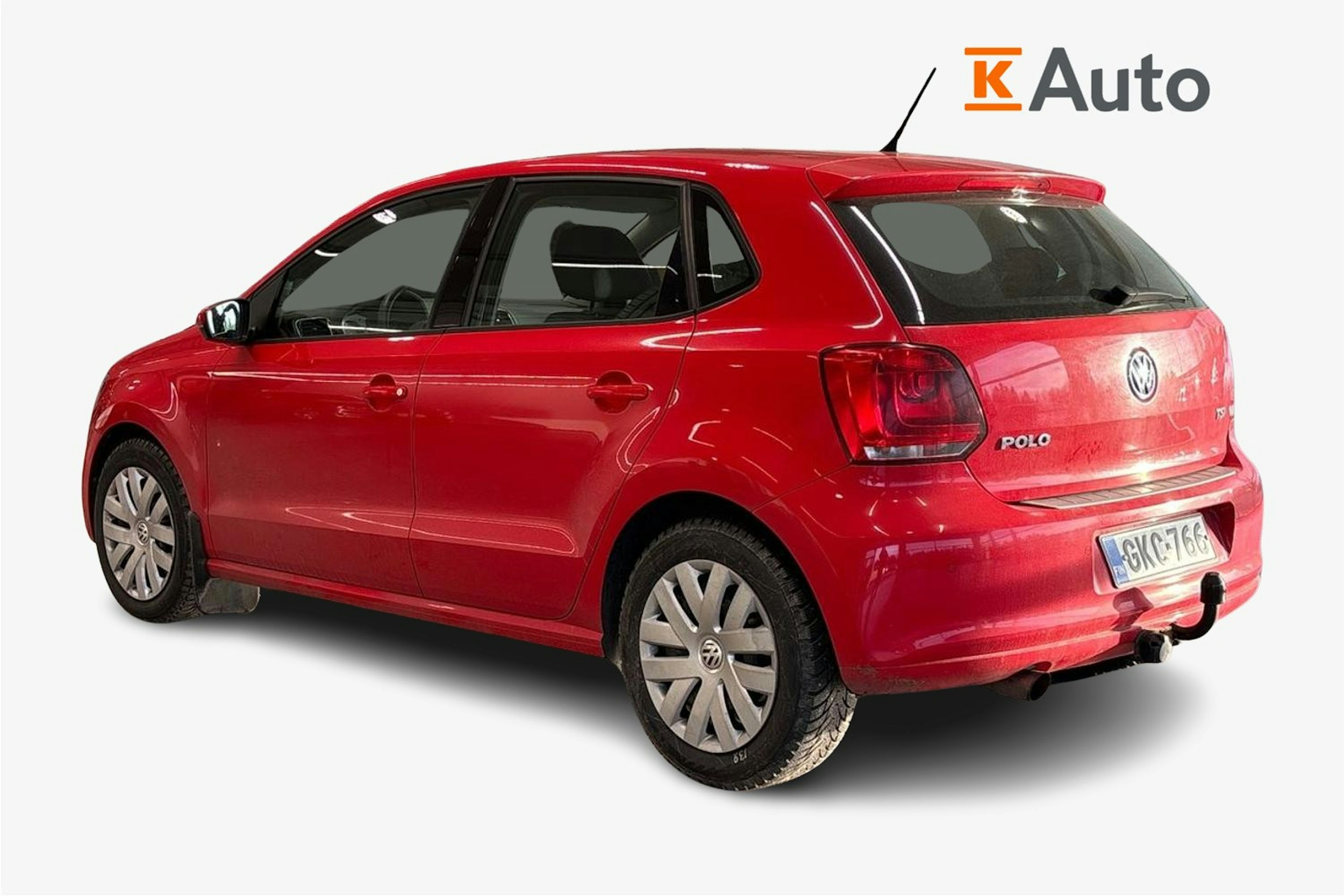 punainen Volkswagen Polo 2012 kuva 2.