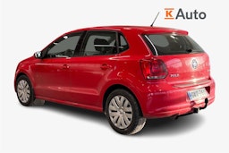 punainen Volkswagen Polo 2012 kuva 2.